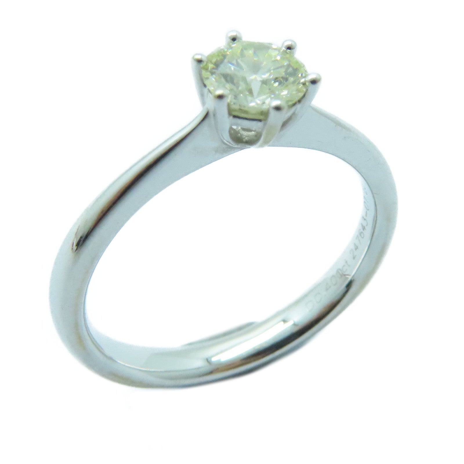 JEWELRY 【激減優惠】18K白金Diamond Ring鑽石戒指US#5