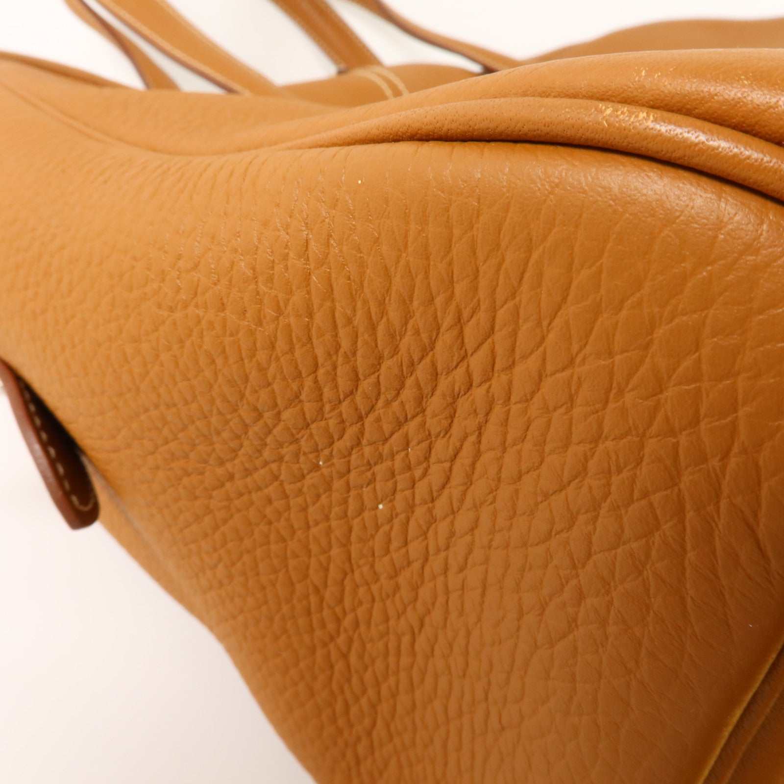 HERMES Clemence皮革Victoria 35肩背袋Gold
