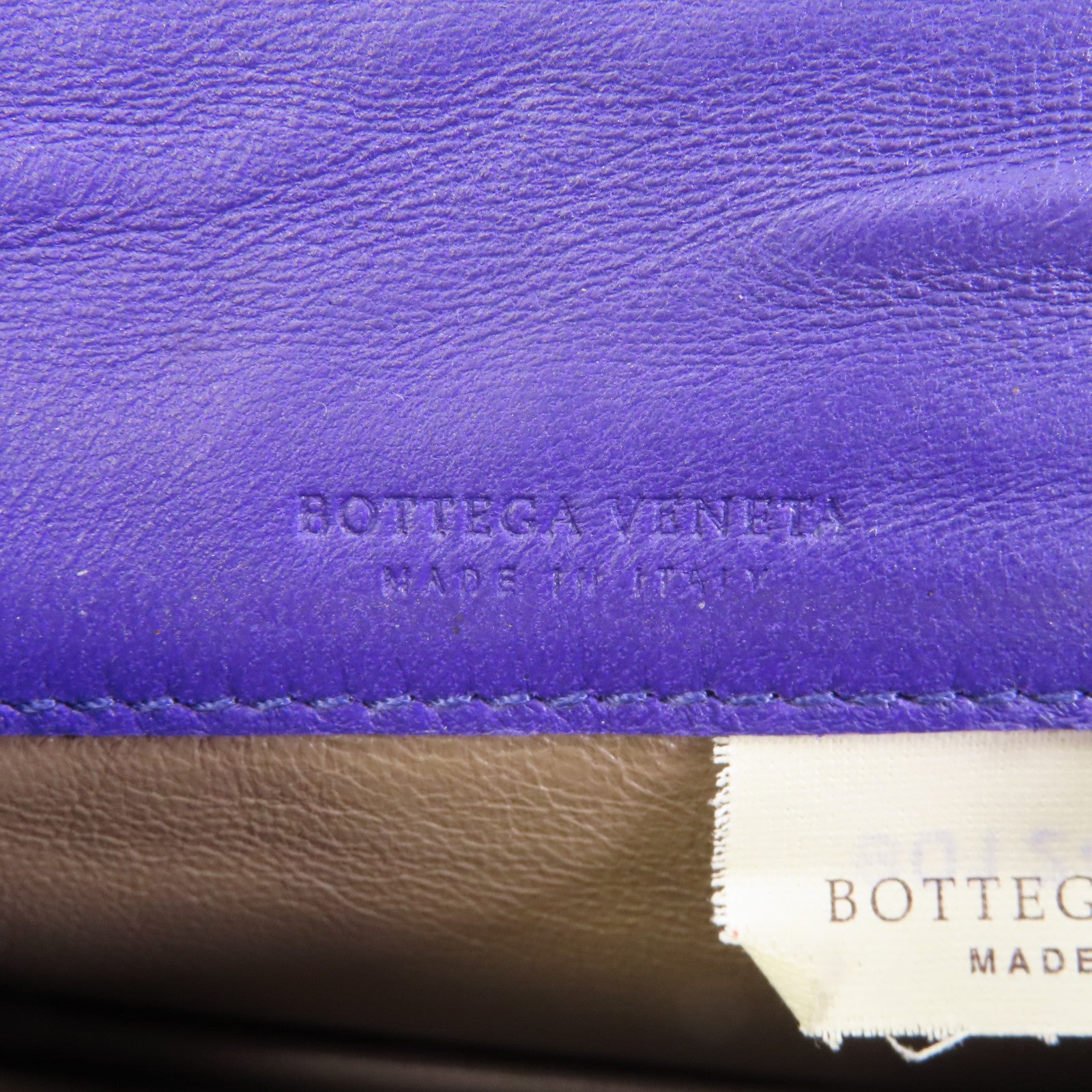 BOTTEGA VENETA 【激減優惠】羊皮皮革/蛇皮皮革Card Case卡片套紫色
