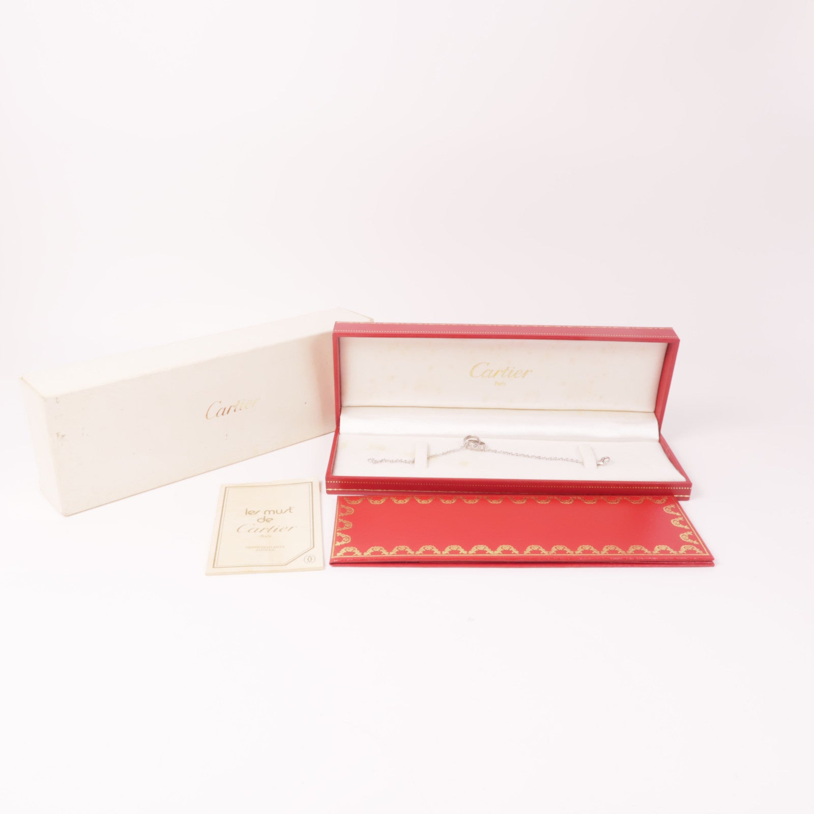 CARTIER 18K白金Baby Love Bracelet手鏈