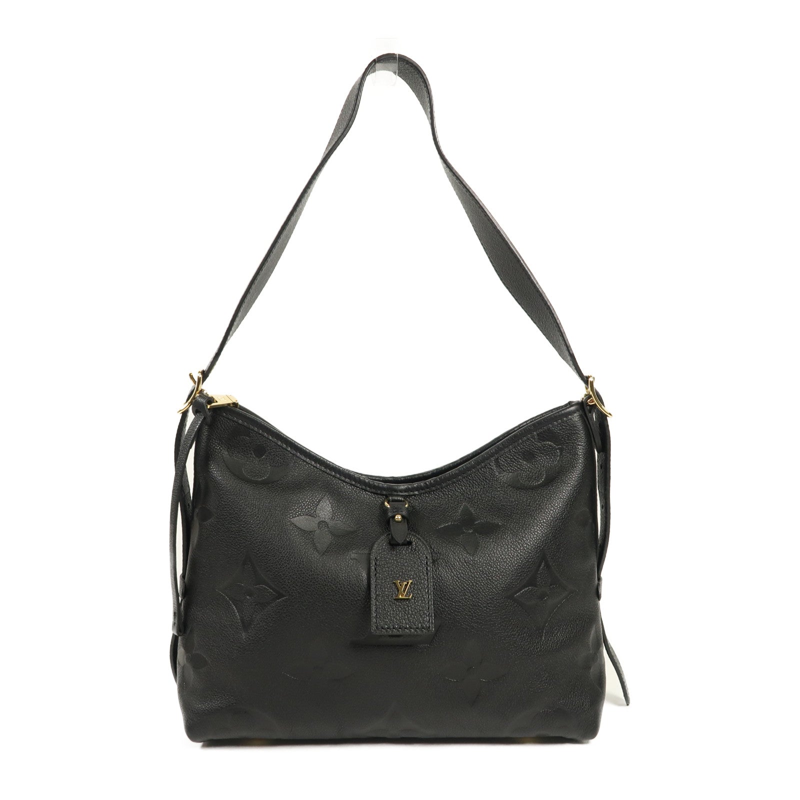 LOUIS VUITTON Monogram Empreinte Carryall PM金扣肩背袋