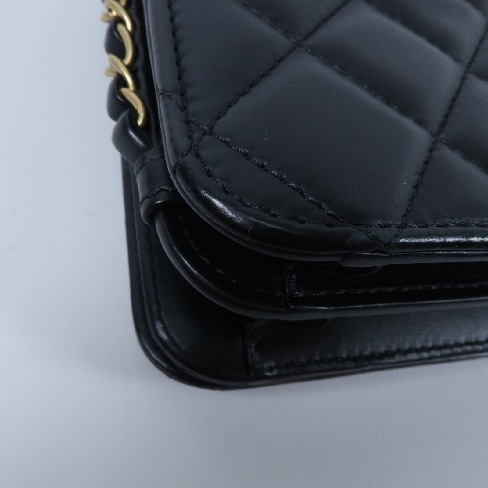 CHANEL 牛皮皮革Chain Shoulder Bag鏈帶肩背袋