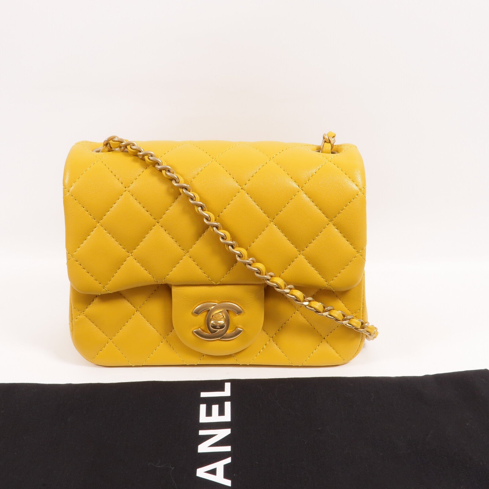 CHANEL 羊皮皮革Classic 17鏈帶肩背袋