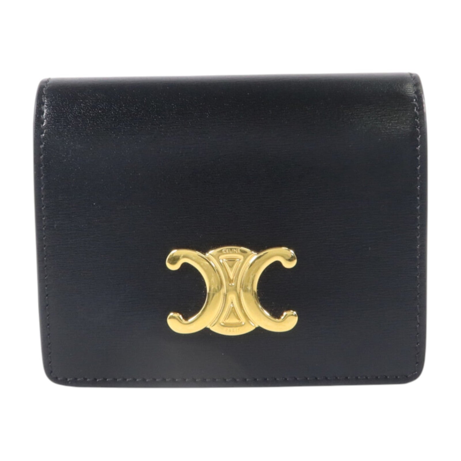 CELINE 牛皮皮革Card Case金扣卡片套