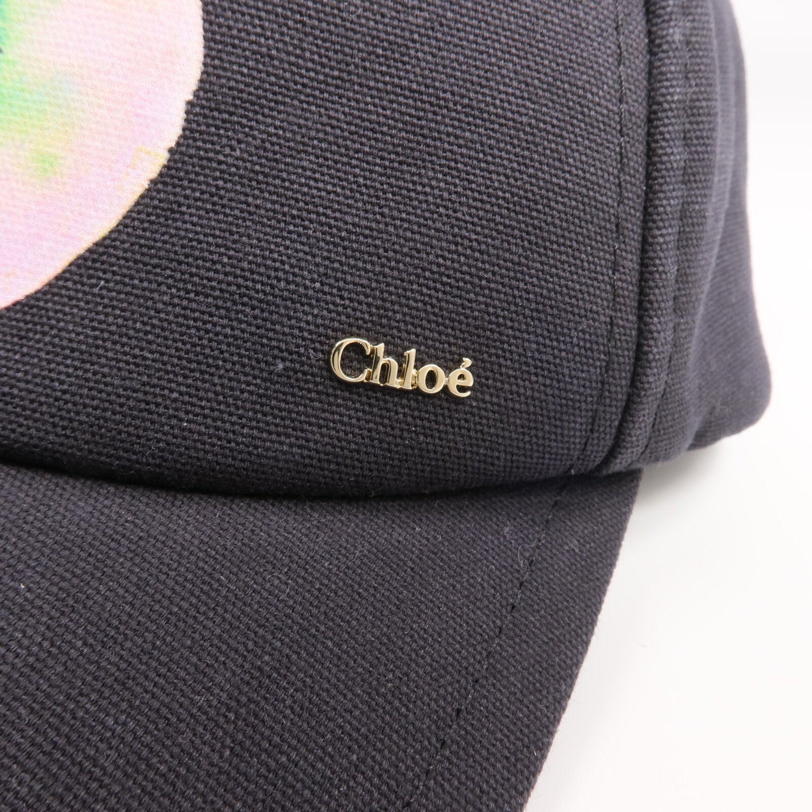 Chloe 棉質Baseball Cap金扣帽子