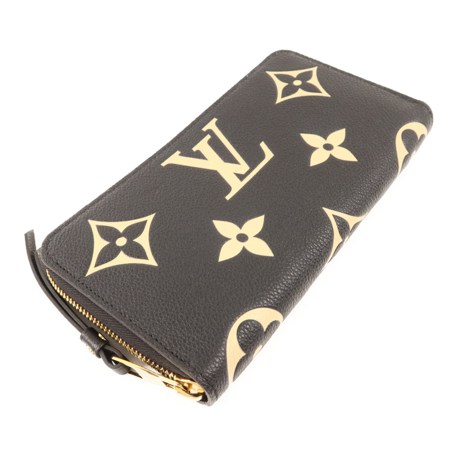 LOUIS VUITTON Monogram Empreinte Zipper Long Wallet金扣長錢包