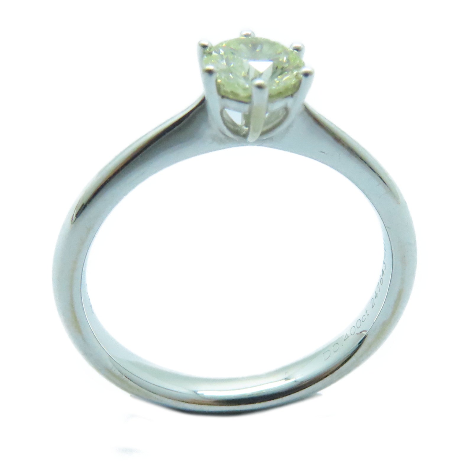 JEWELRY 【激減優惠】18K白金Diamond Ring鑽石戒指US#5