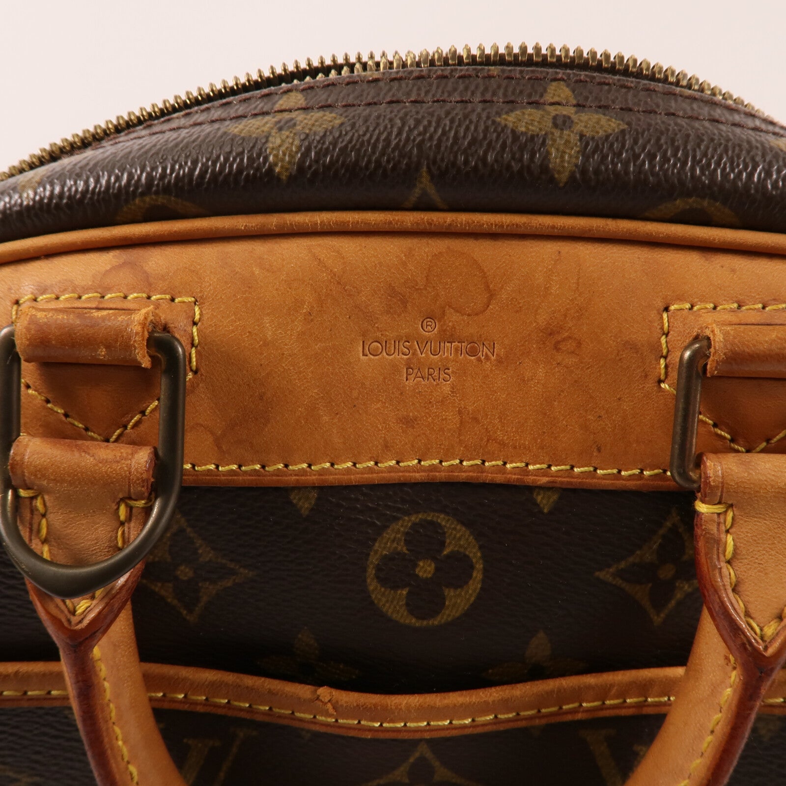 LOUIS VUITTON Monogram Trouville金扣手挽袋