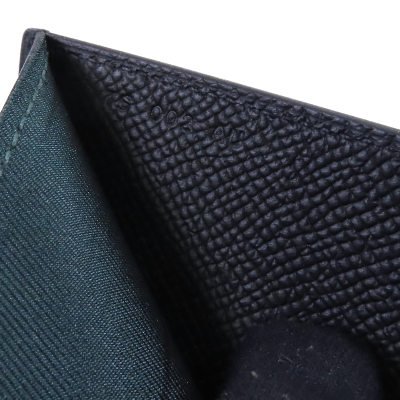 HERMES Epsom皮革Citizen Twill Compact Wallet短錢包Noir/黑色