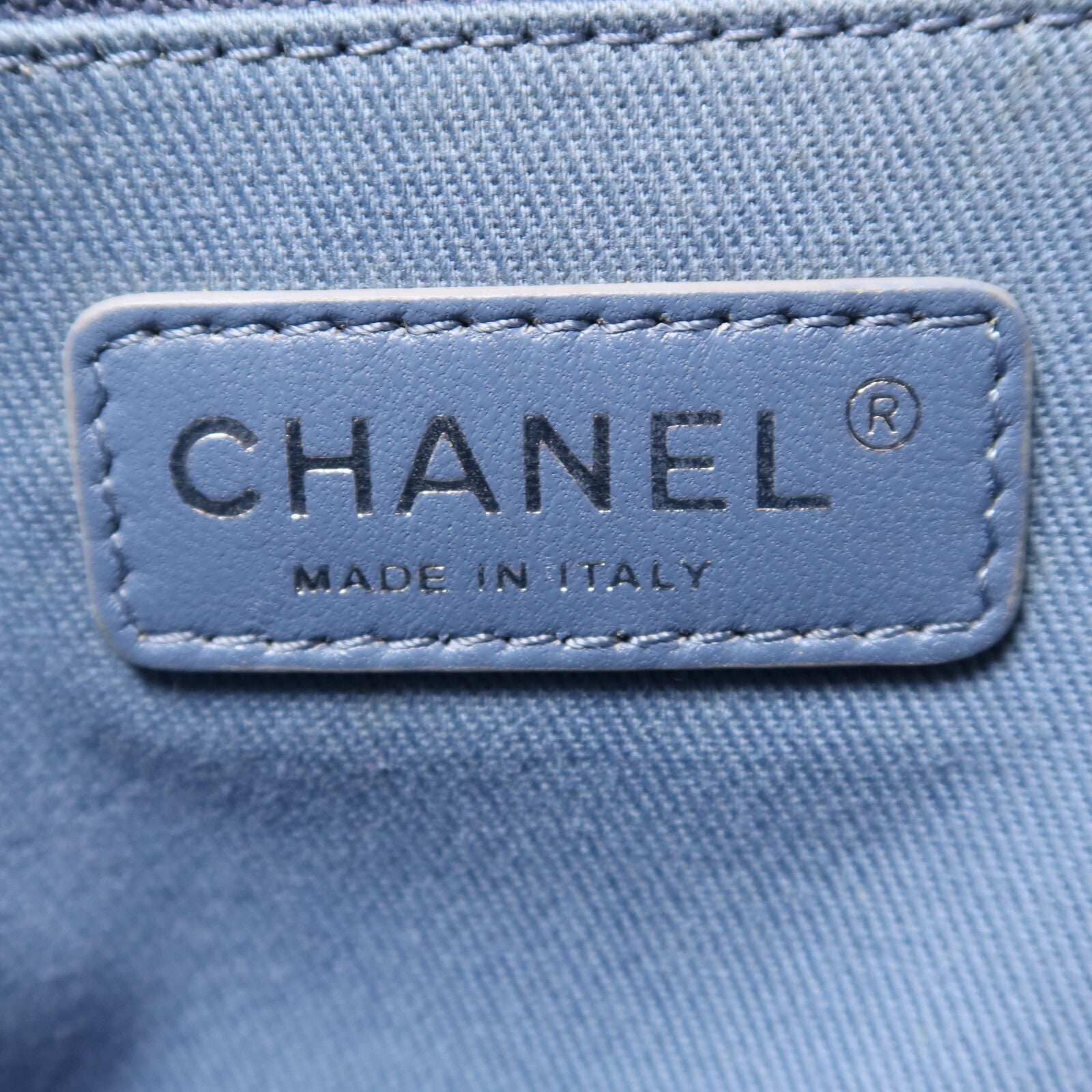 CHANEL Raffia Deauville Medium鏈帶手挽袋