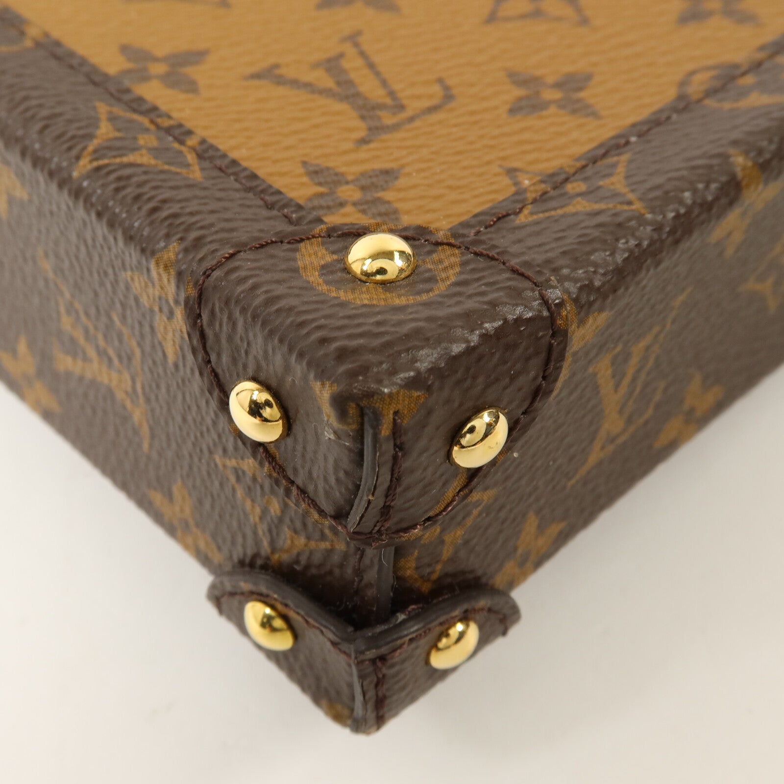 LOUIS VUITTON Monogram Pochette Trunk Vertical鏈帶肩背袋