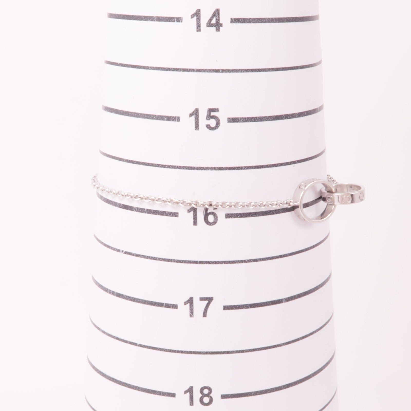 CARTIER 18K白金Baby Love Bracelet手鏈