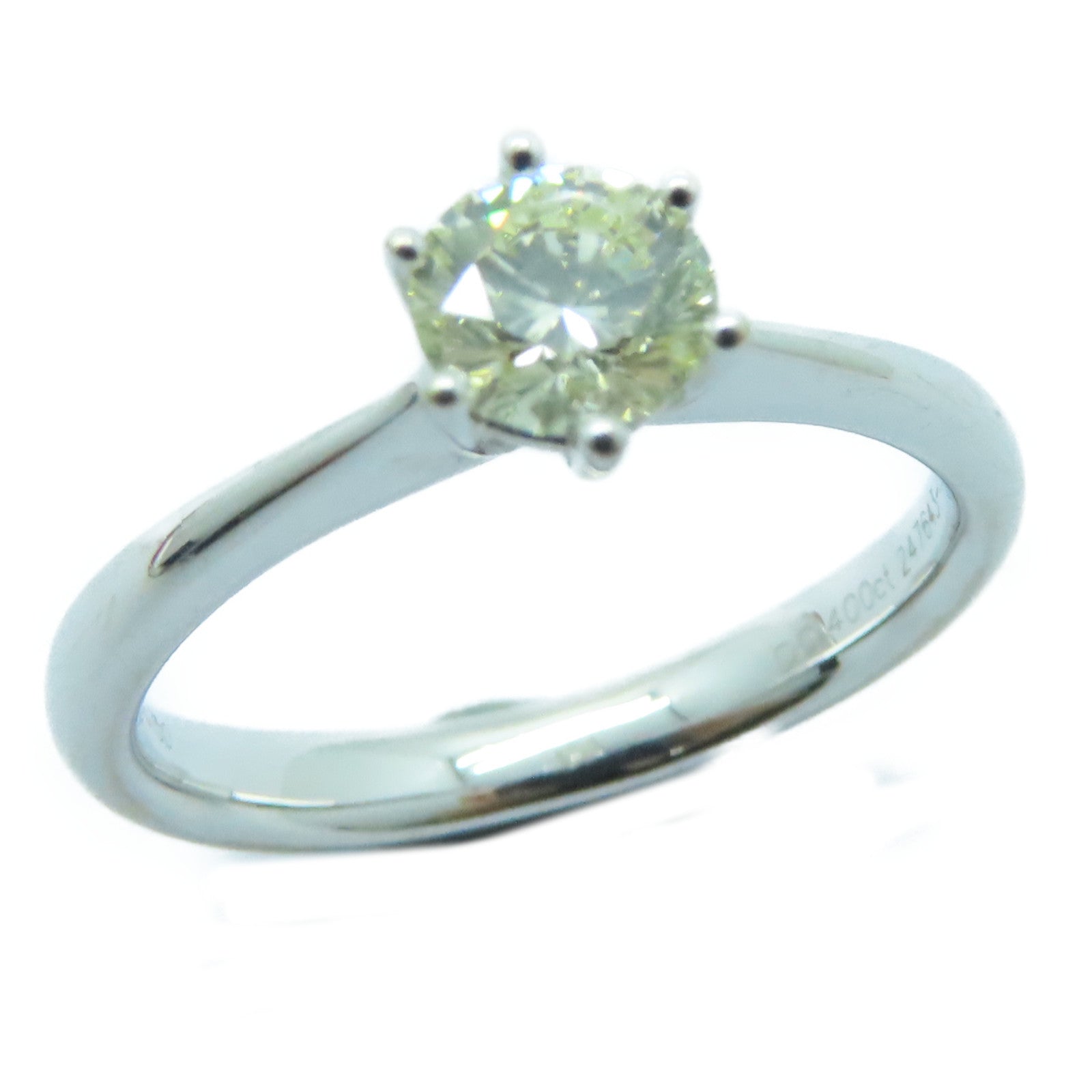 JEWELRY 【激減優惠】18K白金Diamond Ring鑽石戒指US#5