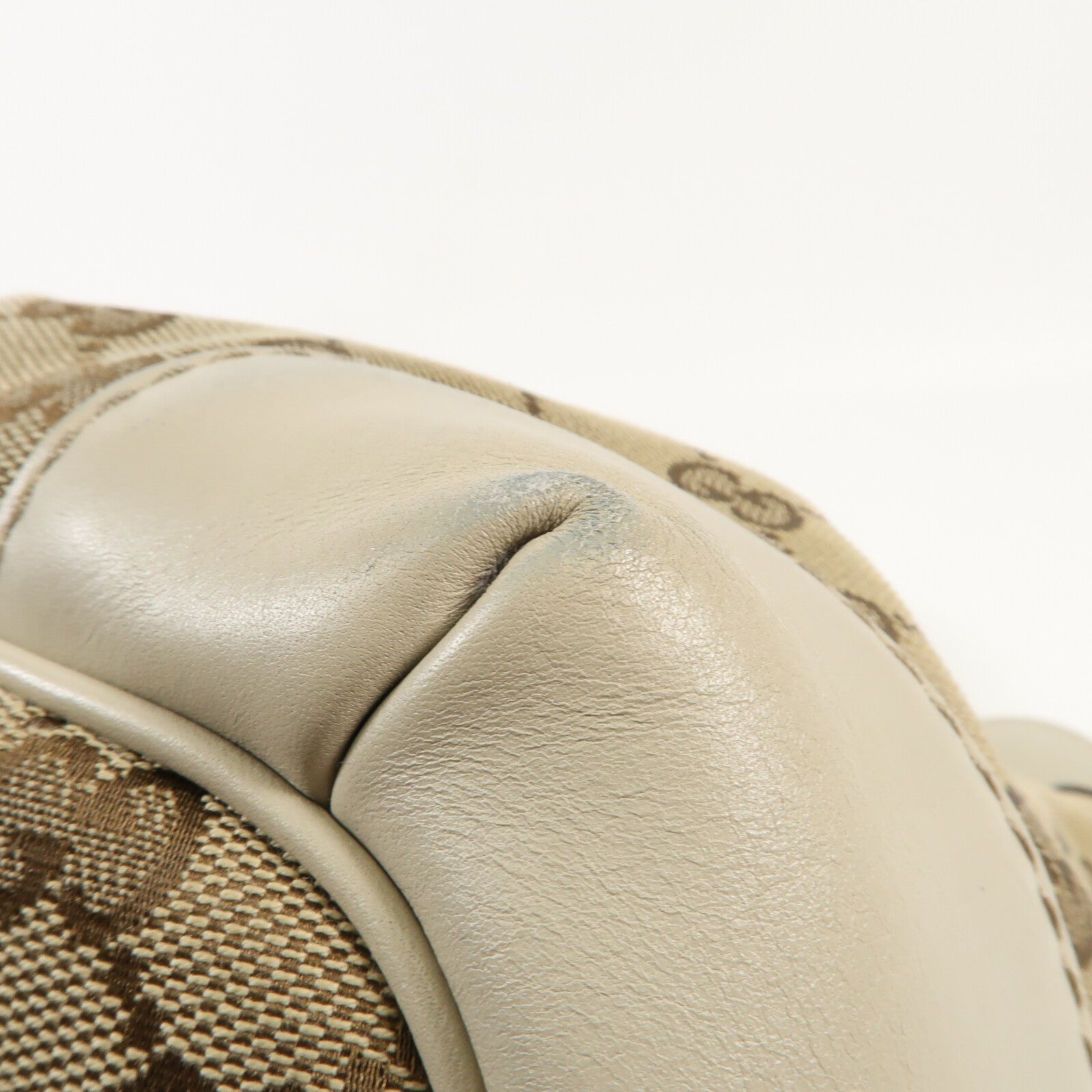 GUCCI 帆布Shoulder Bag金扣手挽肩背兩用袋