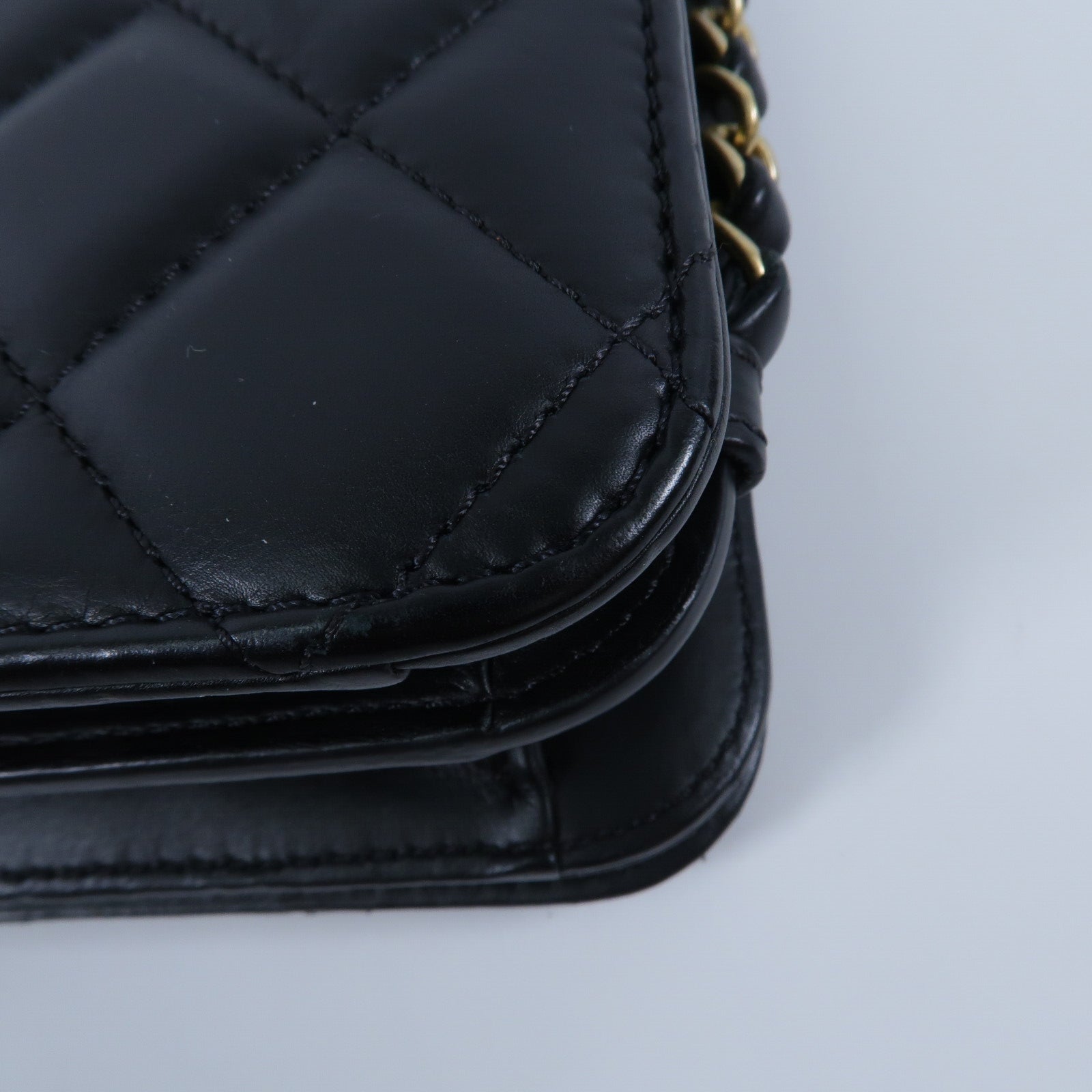 CHANEL 牛皮皮革Chain Shoulder Bag鏈帶肩背袋