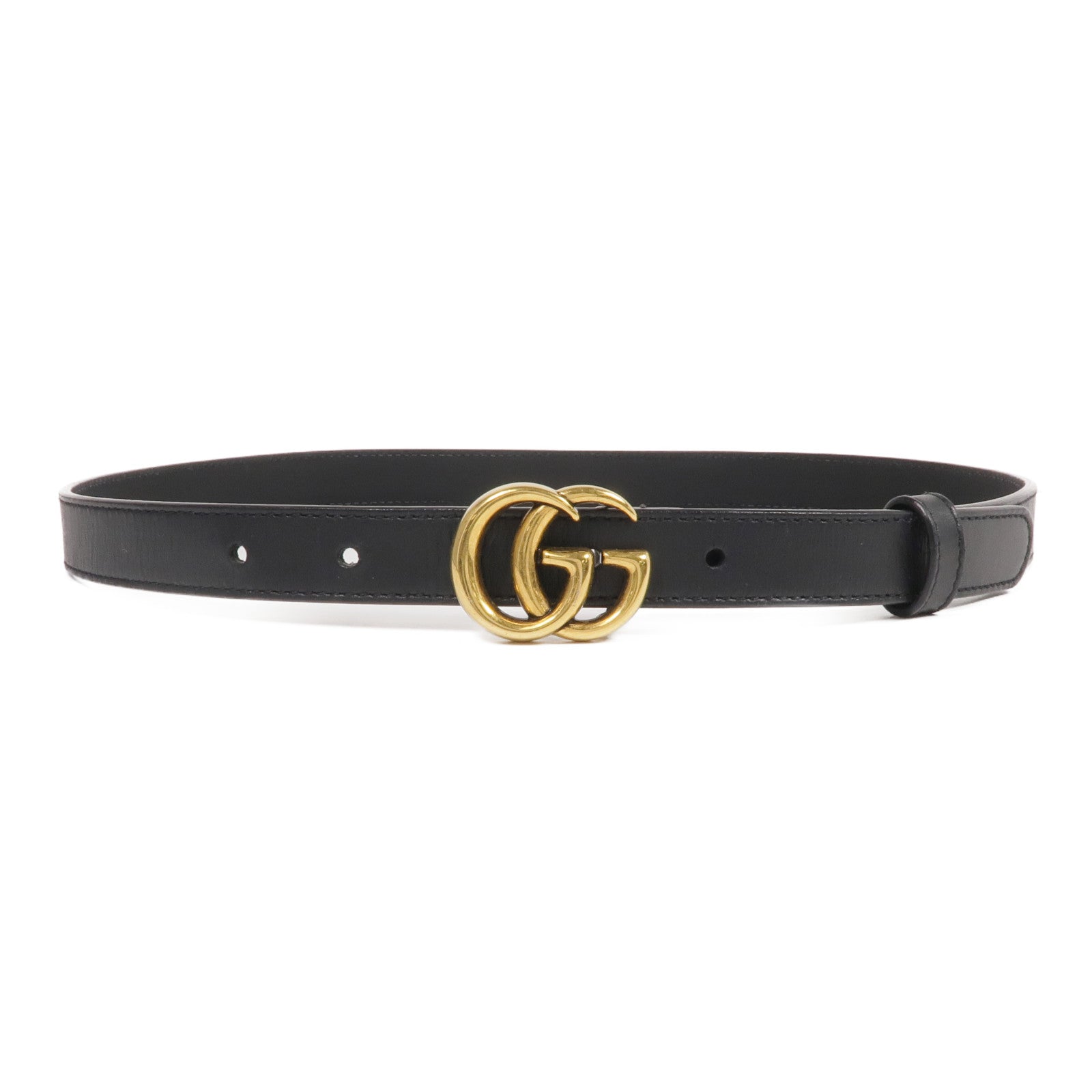 GUCCI 牛皮皮革GG Marmont Belt 75cm金扣皮帶