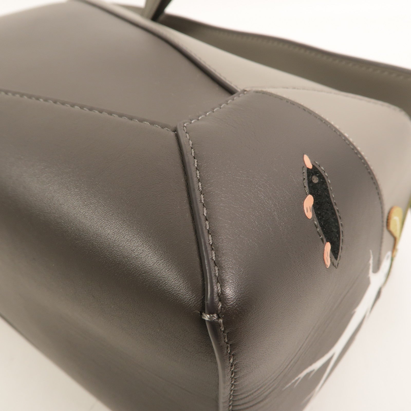 LOEWE 牛皮皮革Suna Fujita Puzzle Small Edge手挽肩背兩用袋