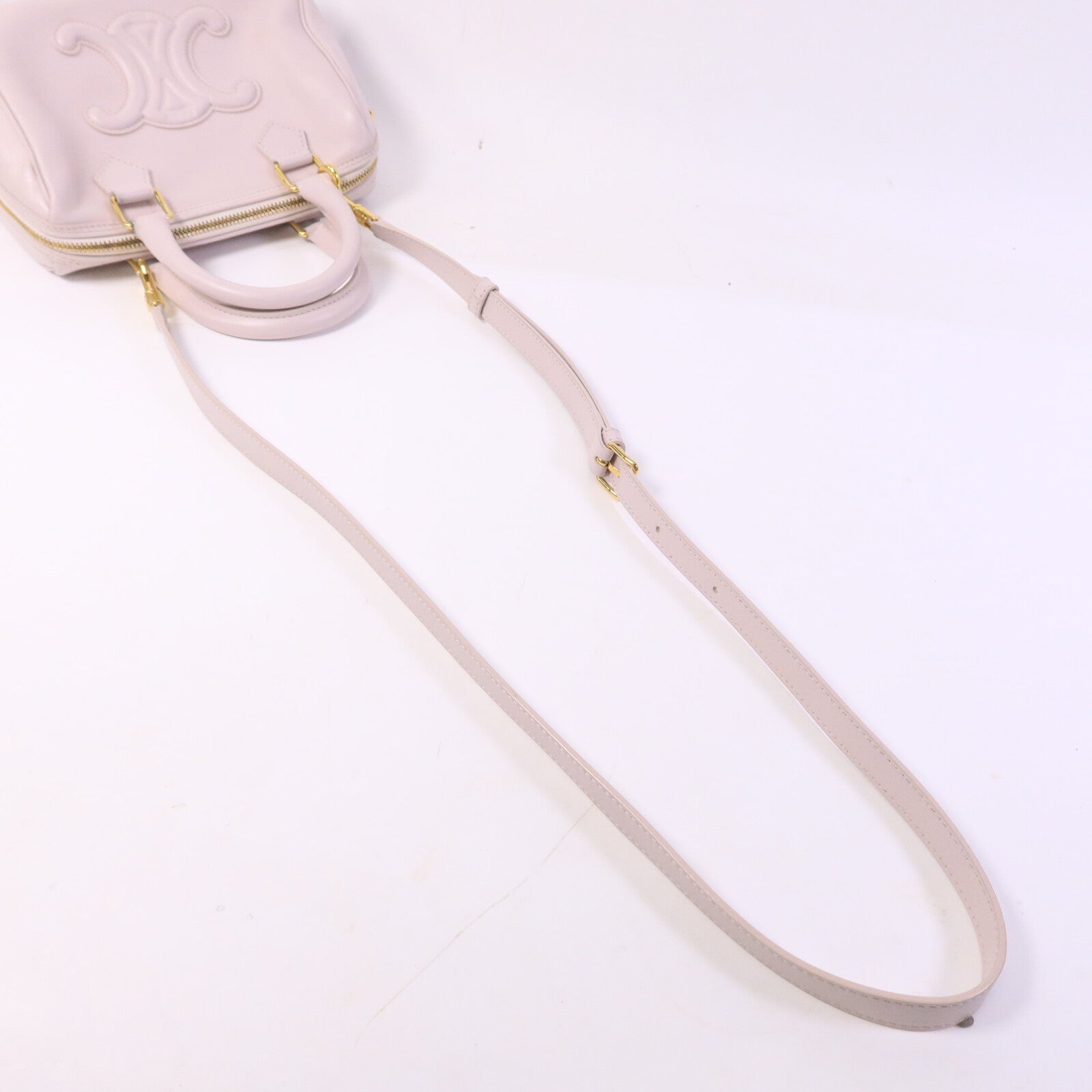CELINE 牛皮皮革Small Boston Bag手挽肩背兩用袋