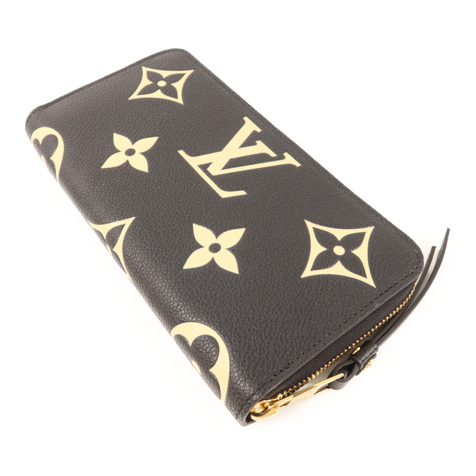 LOUIS VUITTON Monogram Empreinte Zipper Long Wallet金扣長錢包