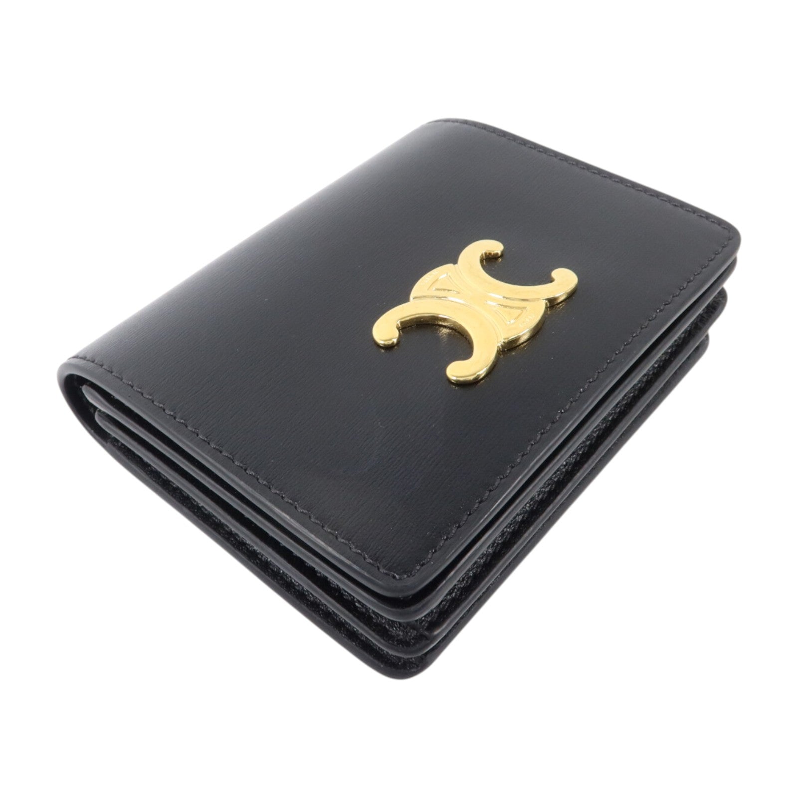 CELINE 牛皮皮革Card Case金扣卡片套