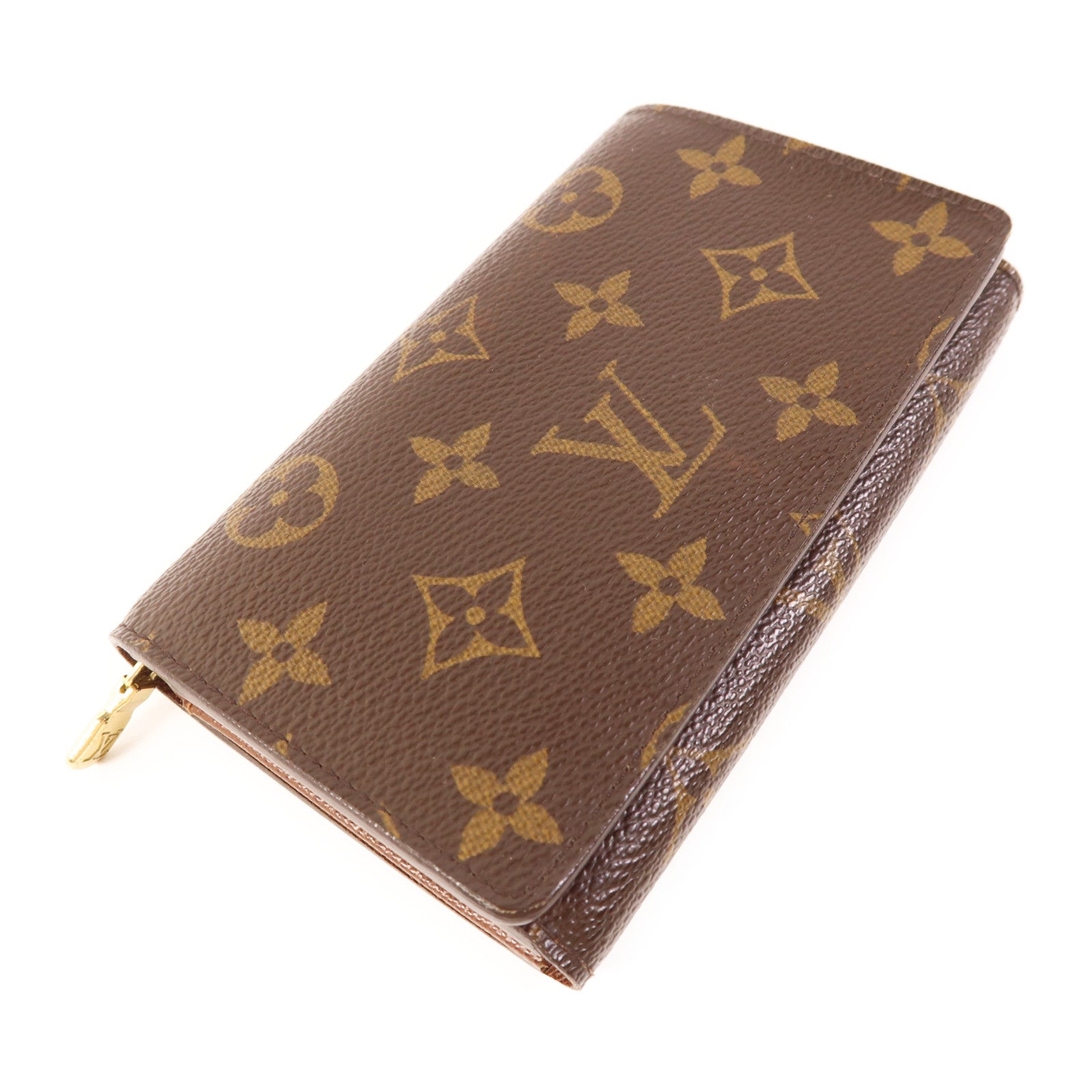 LOUIS VUITTON Monogram Portefeuille金扣錢包