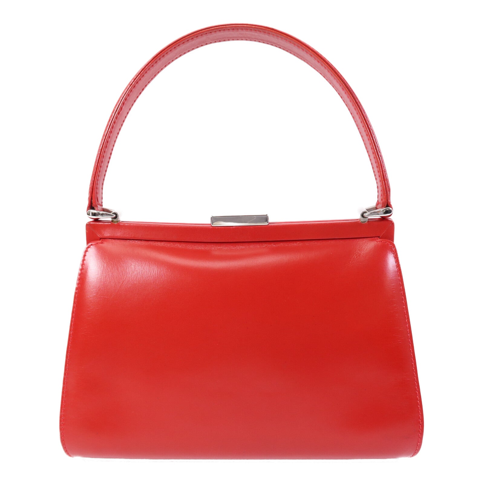 GUCCI 牛皮皮革Vintage Hand Bag銀扣手挽袋