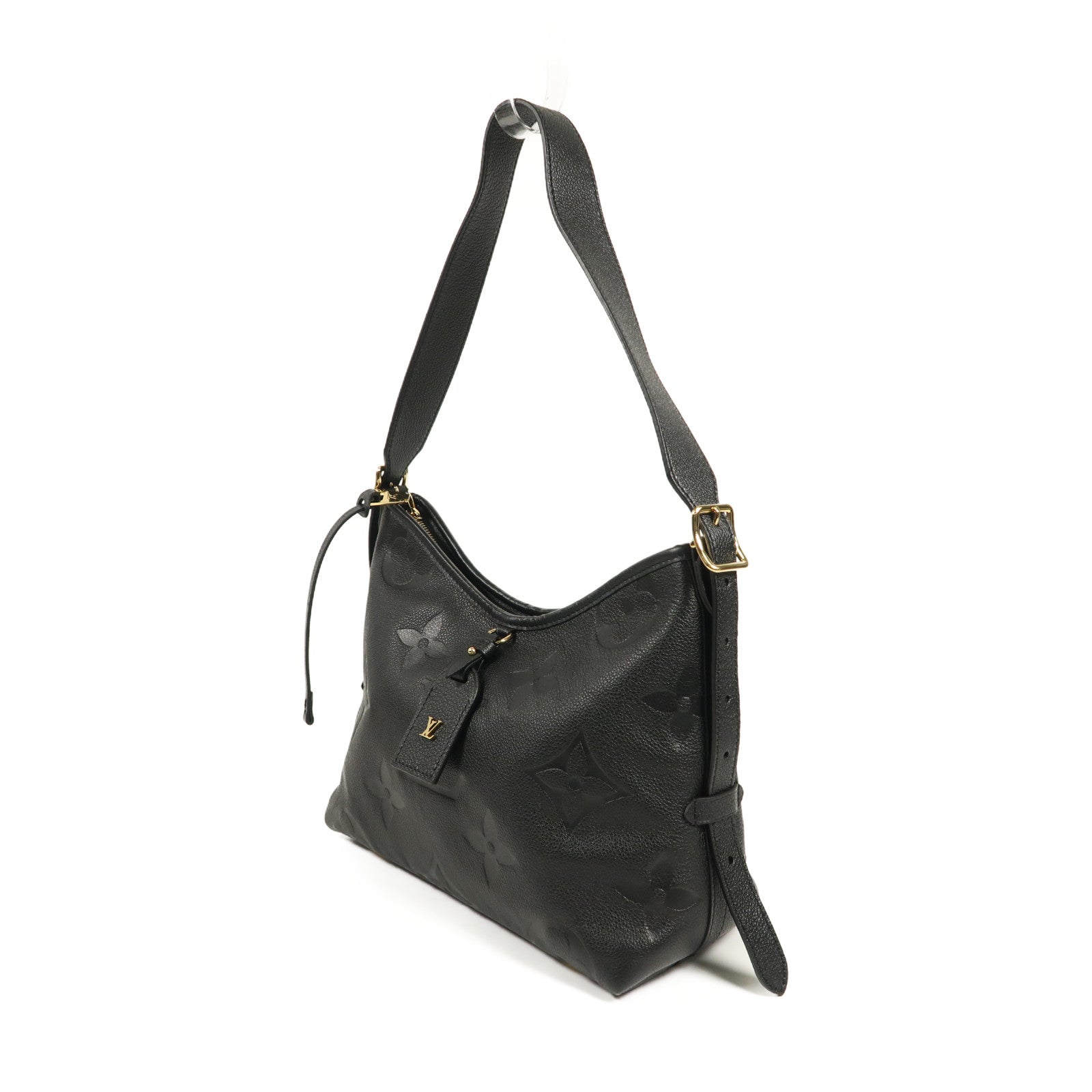 LOUIS VUITTON Monogram Empreinte Carryall PM金扣肩背袋