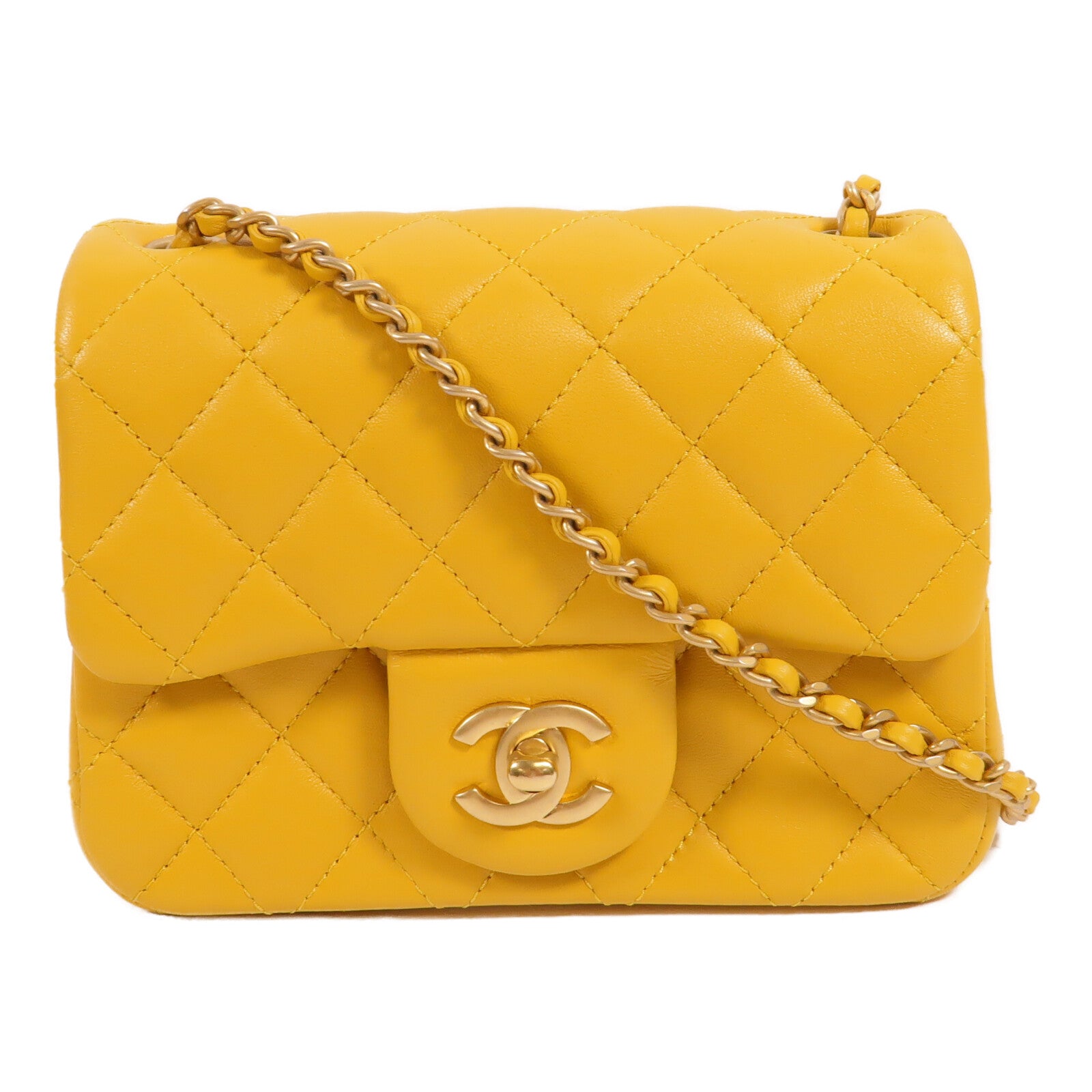 CHANEL 羊皮皮革Classic 17鏈帶肩背袋