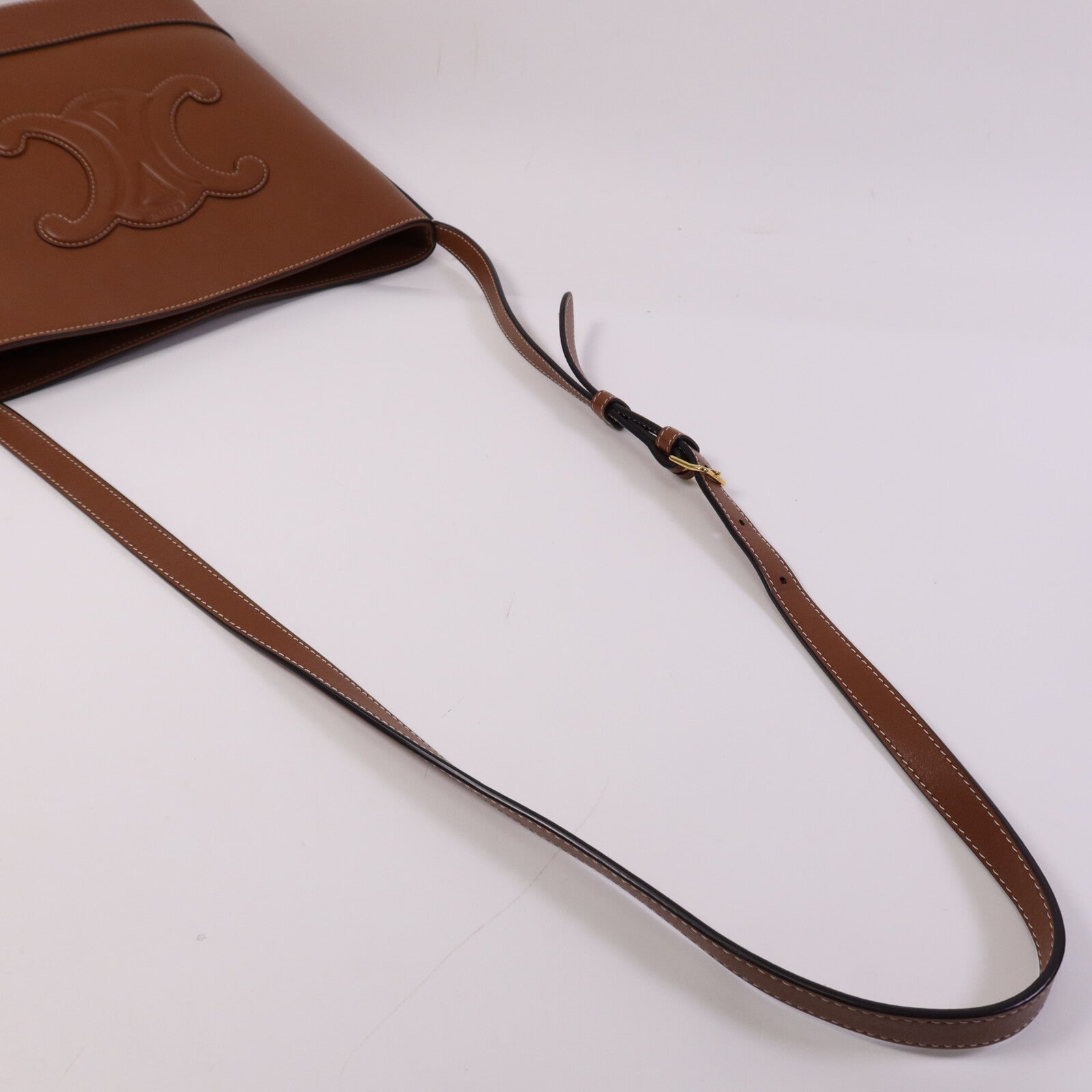 CELINE 牛皮皮革Small Basket金扣肩背袋