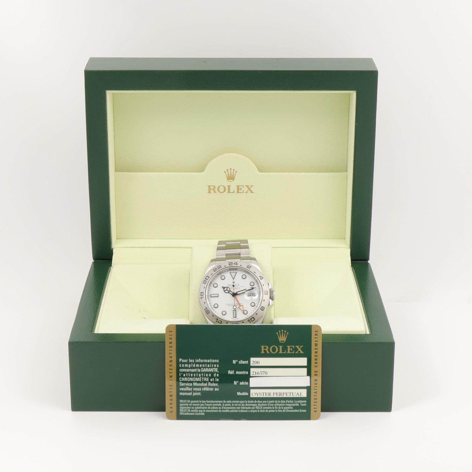 ROLEX Explorer II 216570