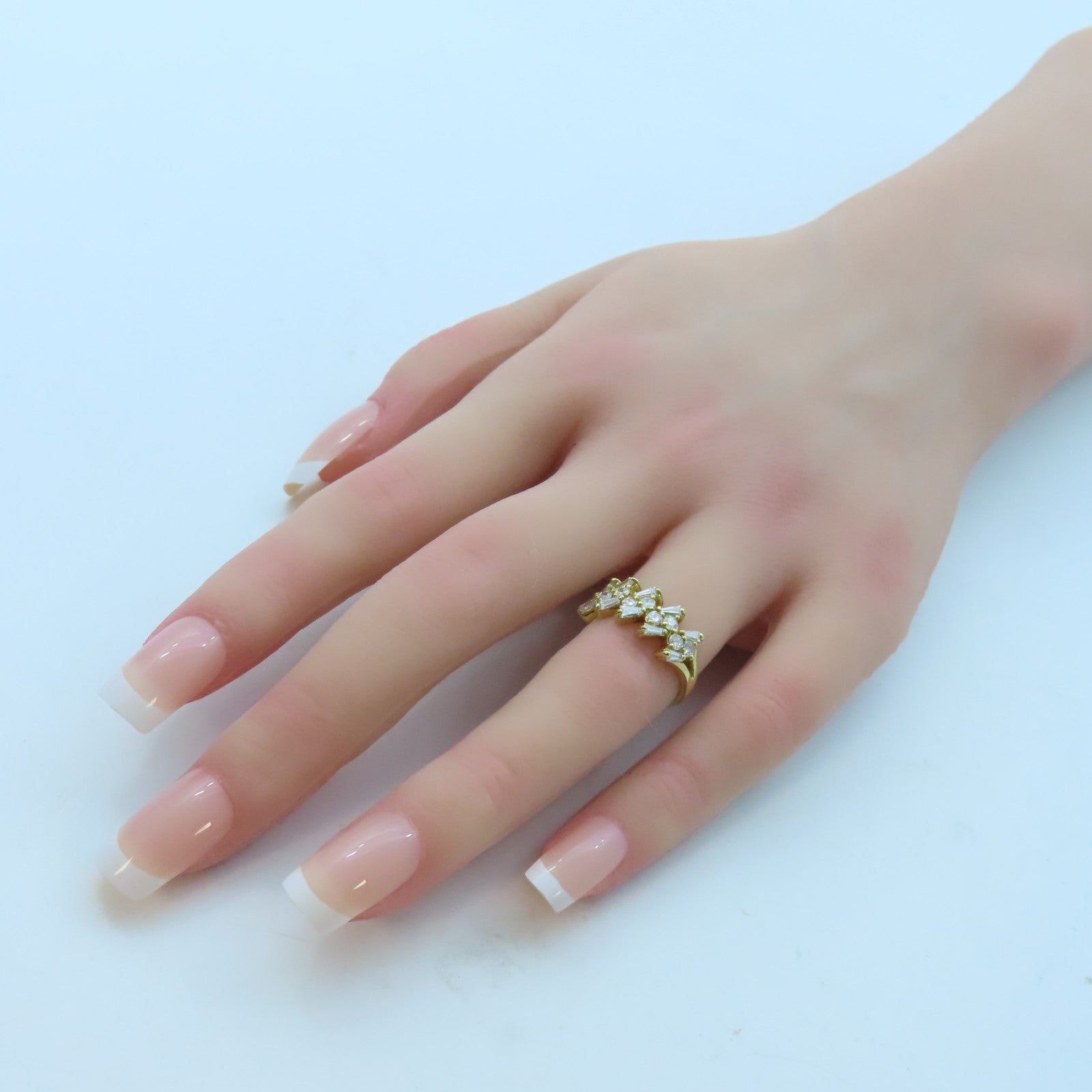JEWELRY 【激減優惠】18K黃金Diamond Ring 1.00ct鑽石戒指US#5.25