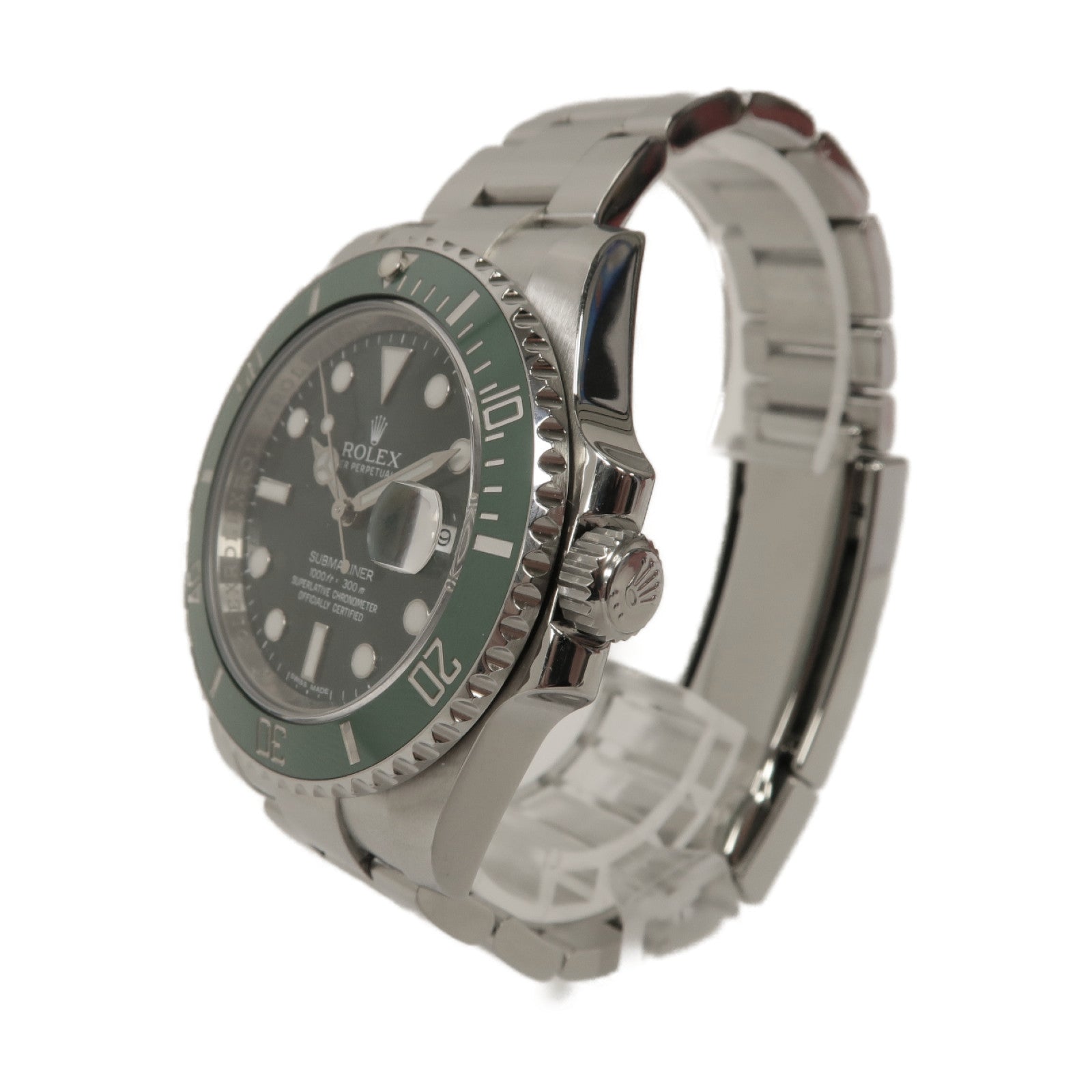 ROLEX Submariner Date 40mm不鏽鋼自動機芯手錶綠色