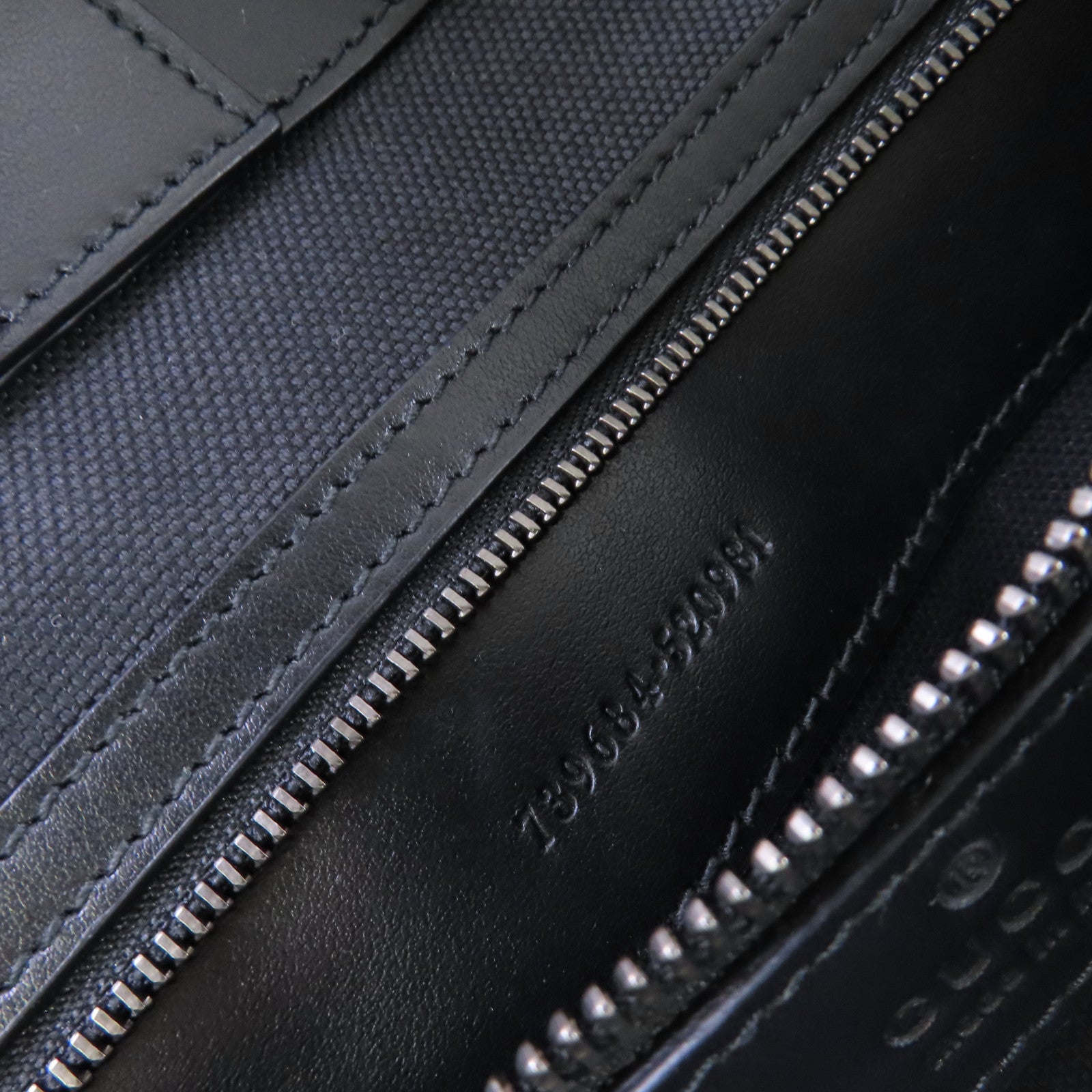 GUCCI 【激減優惠】牛皮皮革GG Marmot Tote Bag肩背袋黑色