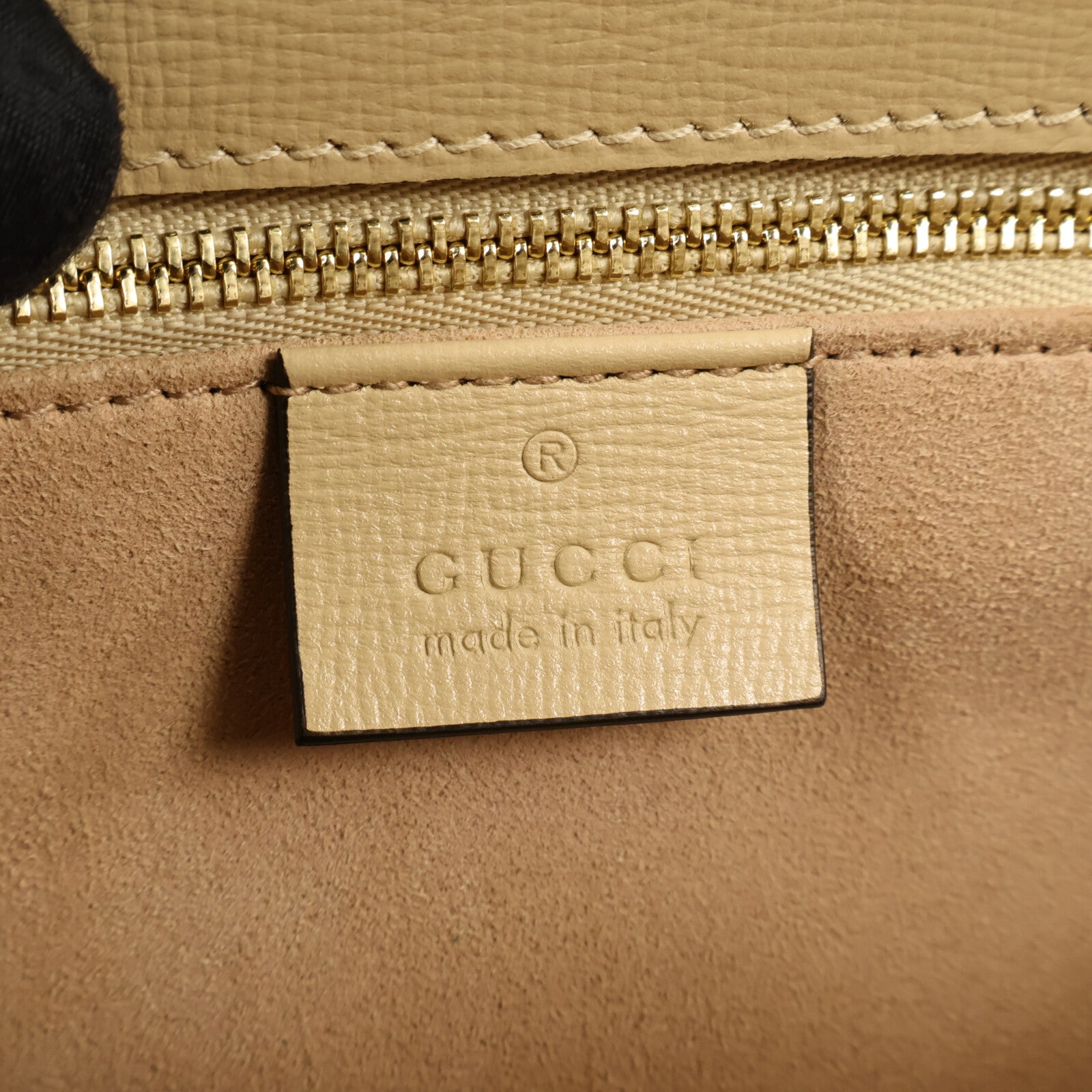 GUCCI 牛皮皮革Horsebit 1955 MM肩背袋