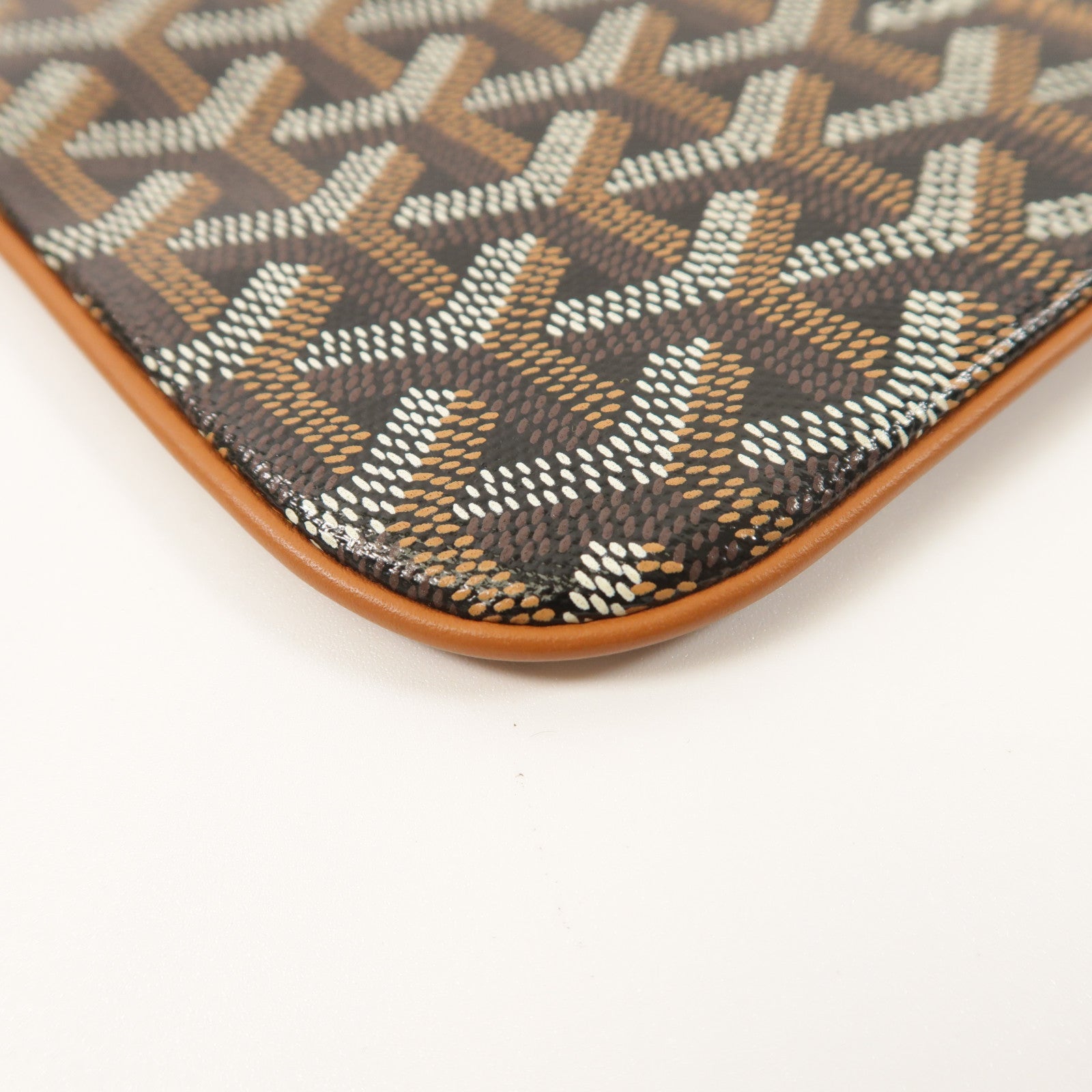 GOYARD 塗層帆布Senat MGM銀扣手拿包