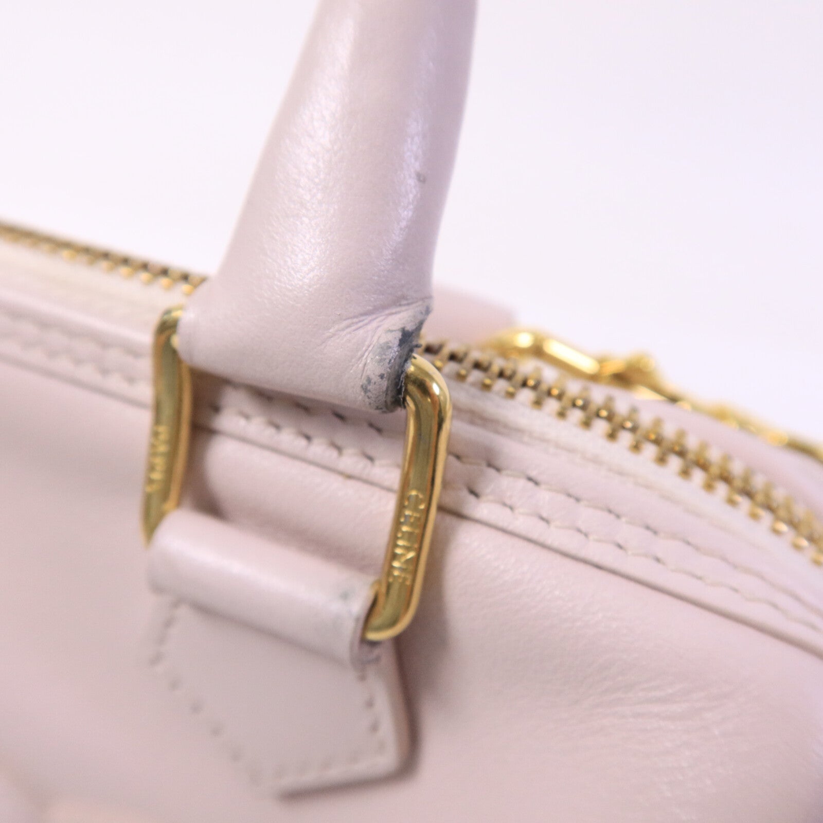 CELINE 牛皮皮革Small Boston Bag手挽肩背兩用袋