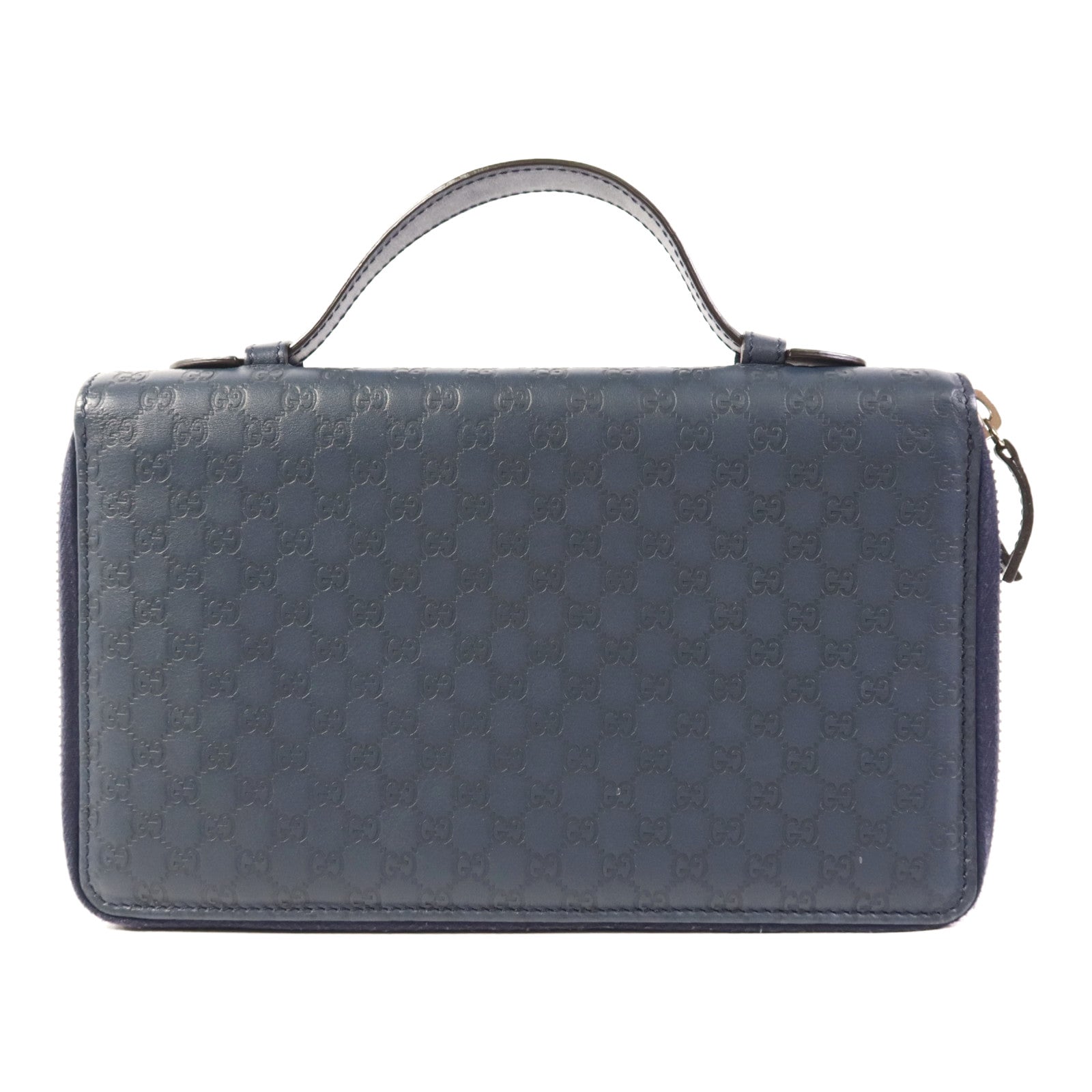 GUCCI 牛皮皮革Guccissima Travel Document Wallet銀扣長錢包