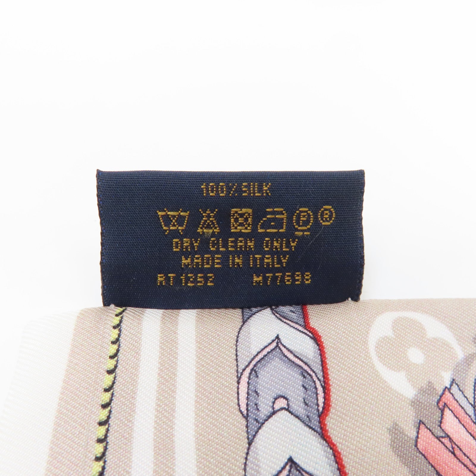 LOUIS VUITTON 絲質Bandeau絲巾米色