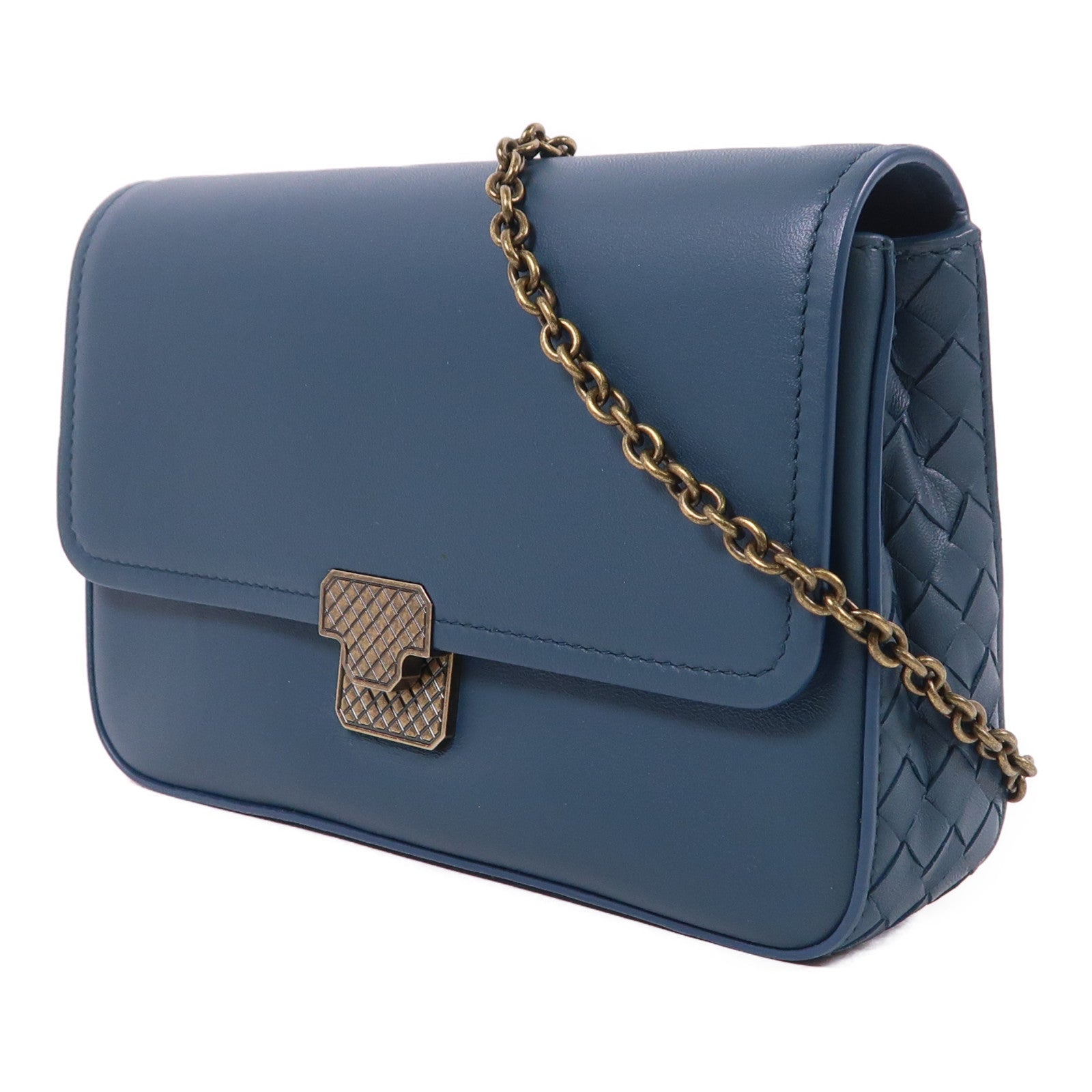 BOTTEGA VENETA 牛皮皮革Chain Shoulder鏈帶肩背袋