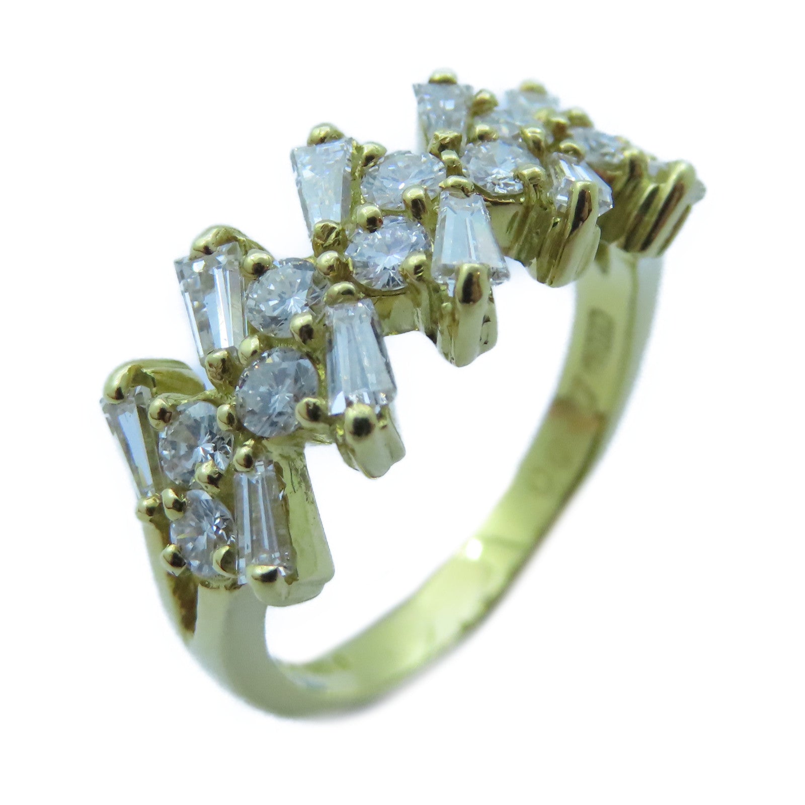 JEWELRY 【激減優惠】18K黃金Diamond Ring 1.00ct鑽石戒指US#5.25