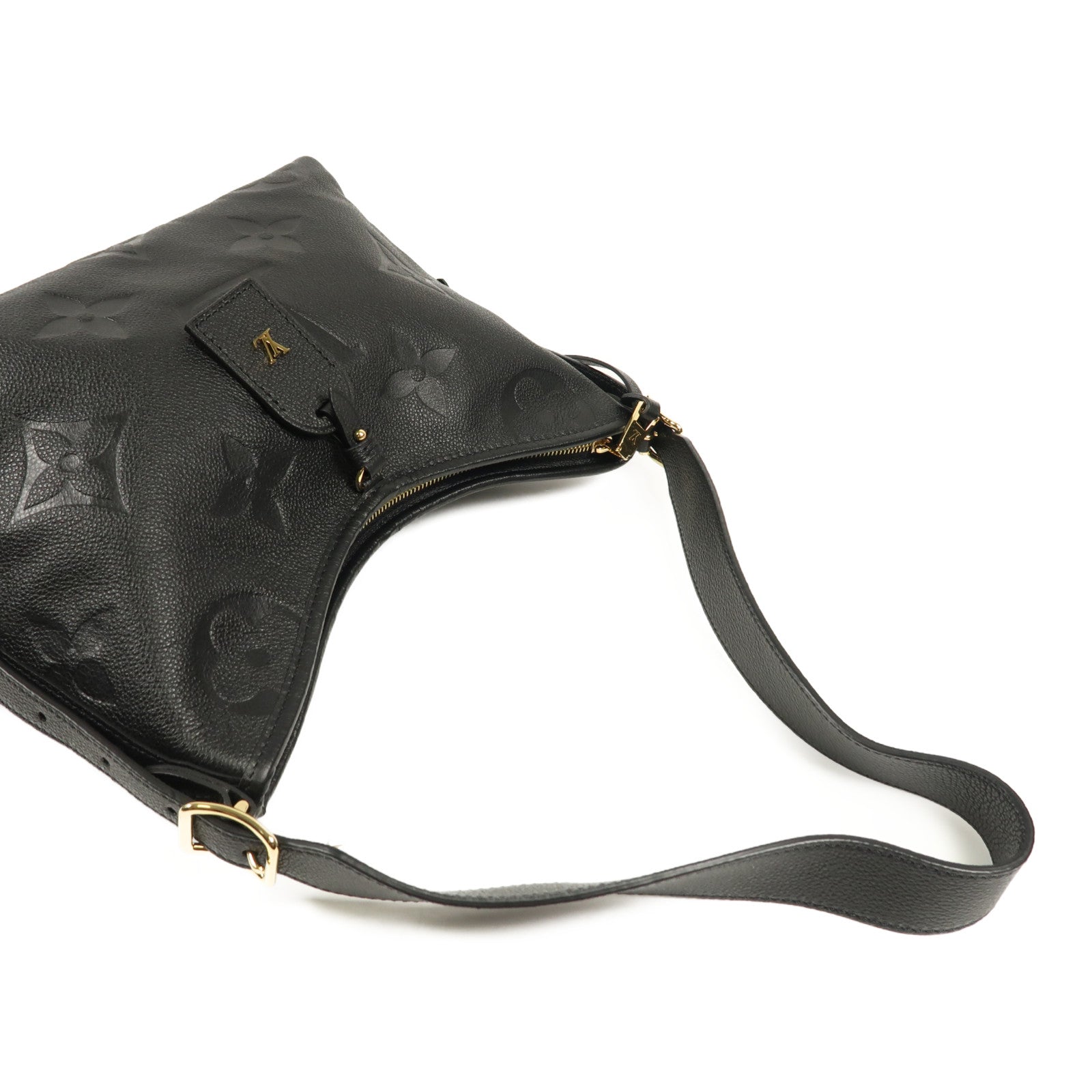 LOUIS VUITTON Monogram Empreinte Carryall PM金扣肩背袋