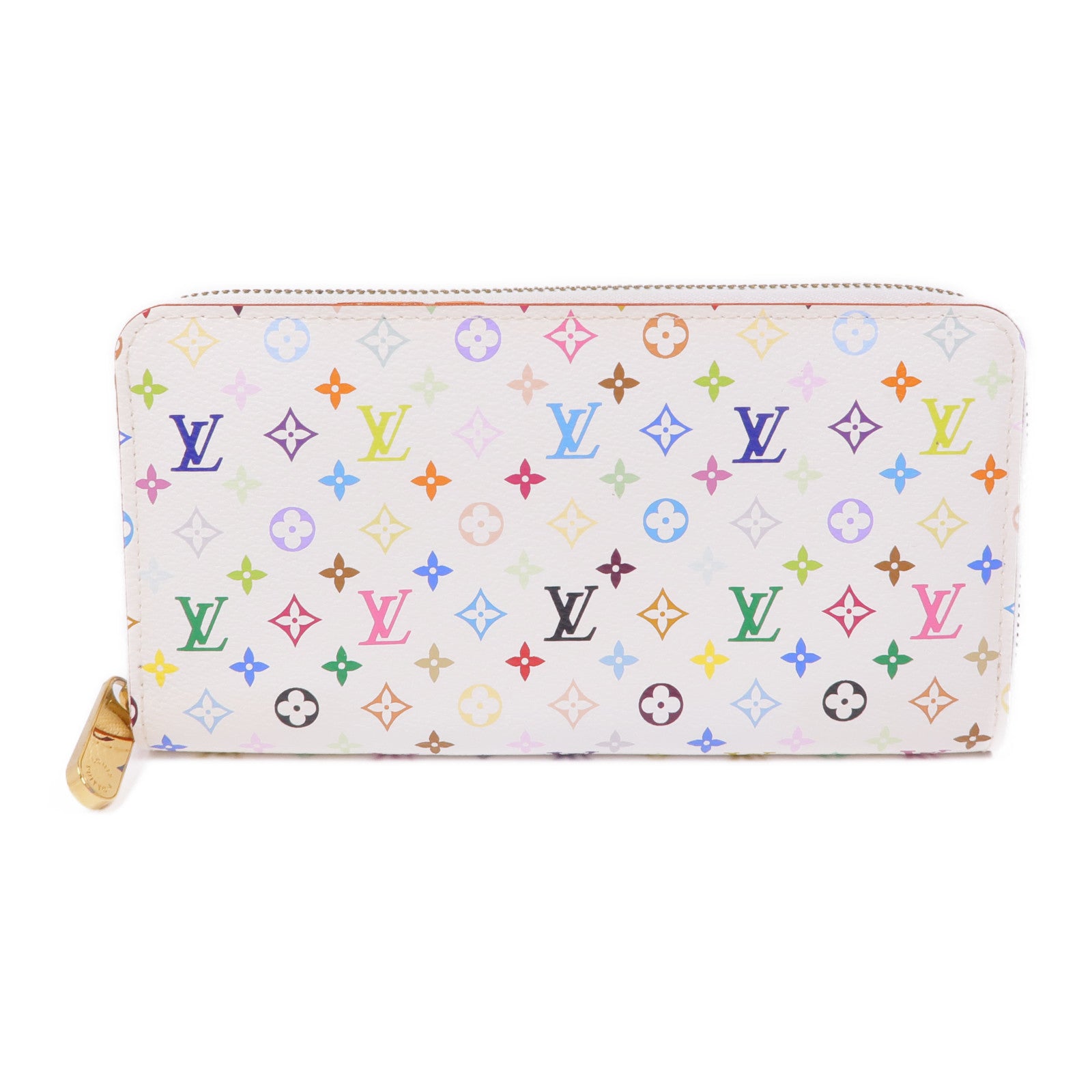 LOUIS VUITTON Monogram Multicolore Zipper Wallet金扣長錢包
