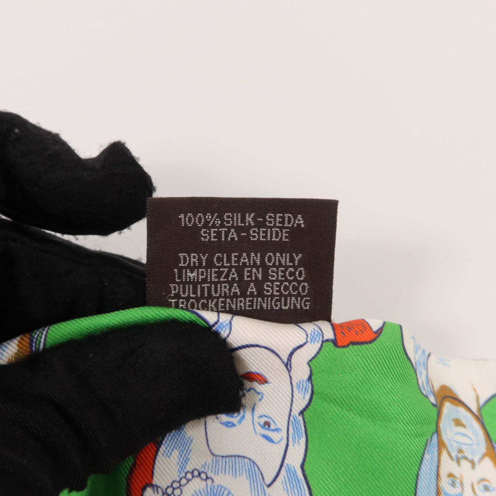 HERMES 絲質Twilly絲巾