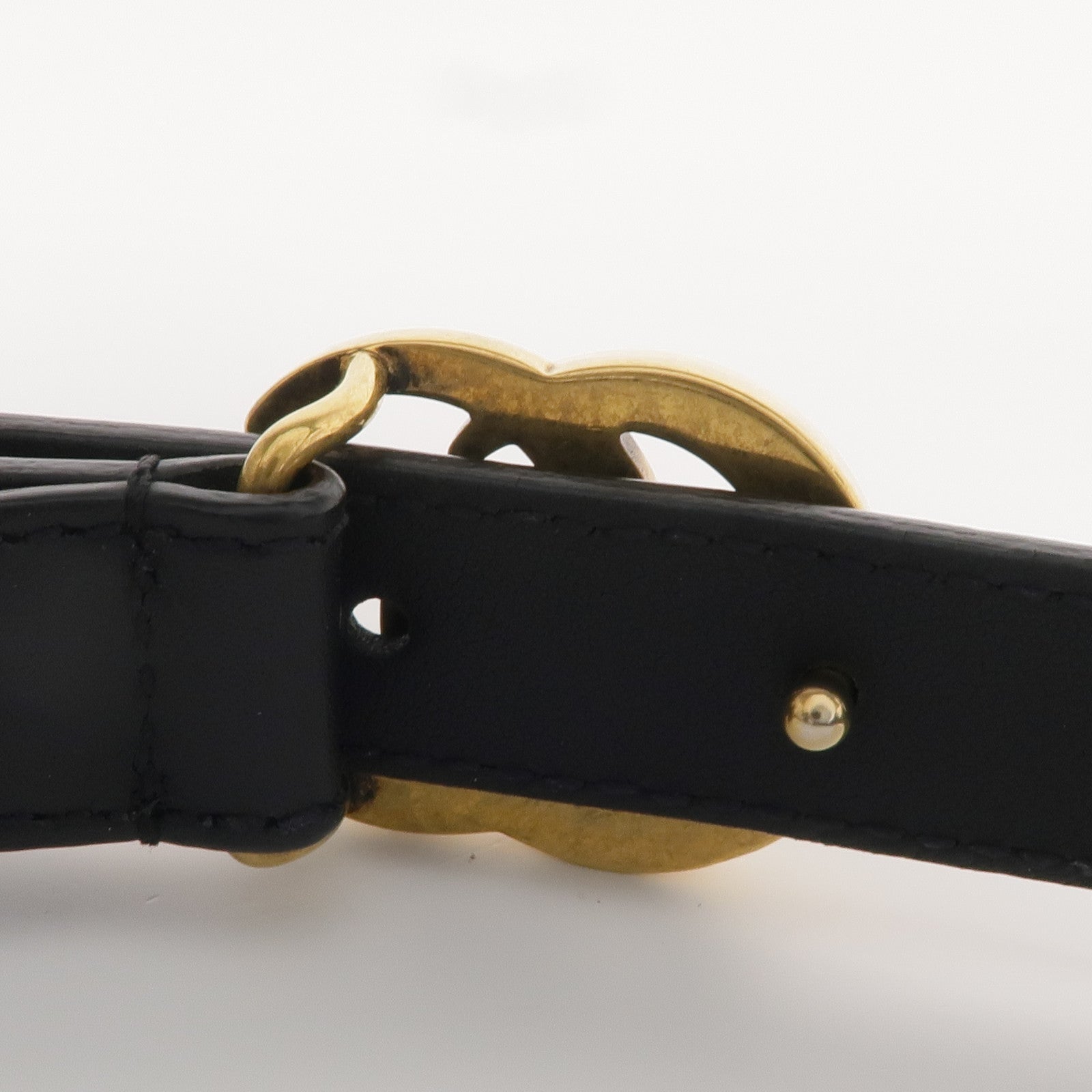 GUCCI 牛皮皮革GG Marmont Belt 75cm金扣皮帶