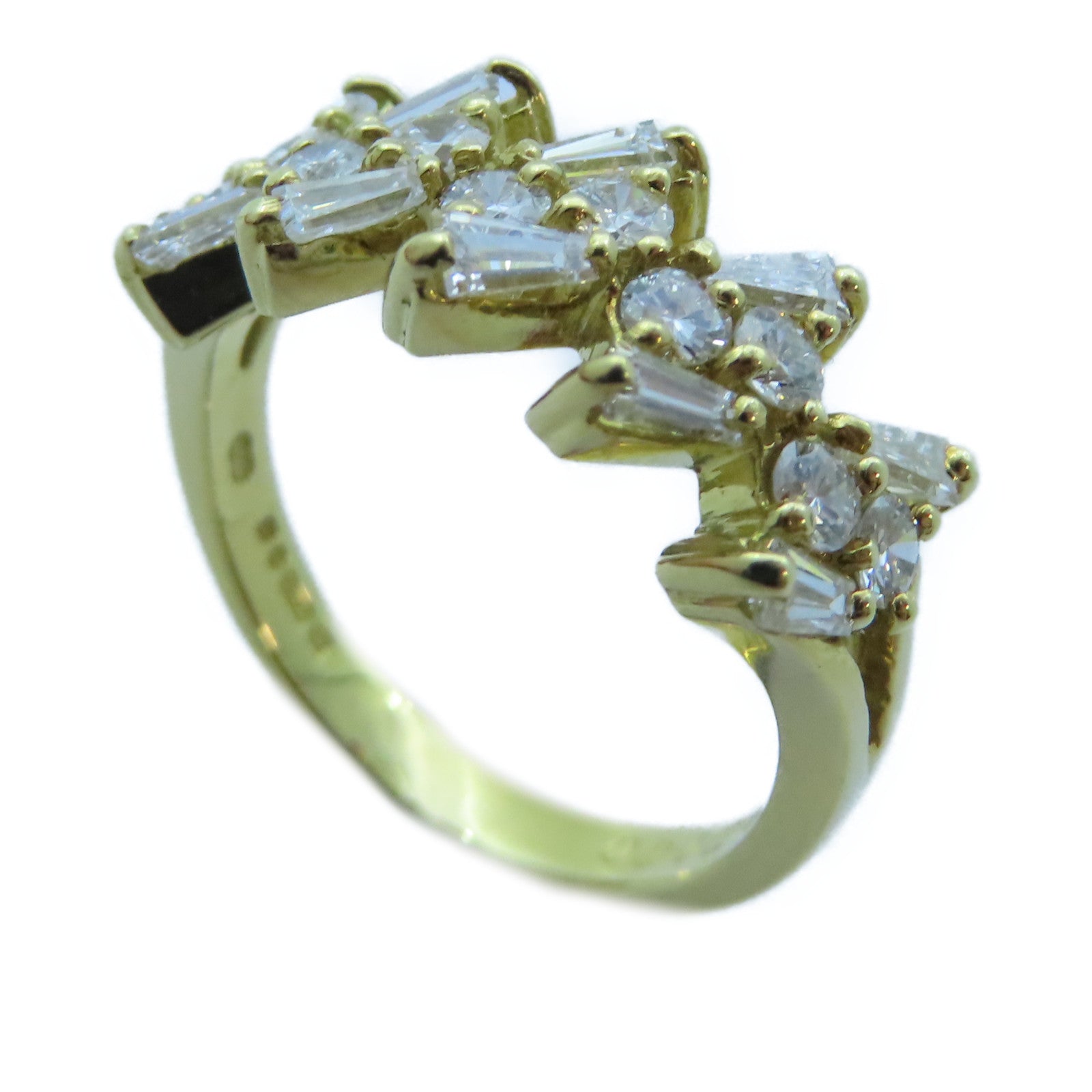 JEWELRY 【激減優惠】18K黃金Diamond Ring 1.00ct鑽石戒指US#5.25