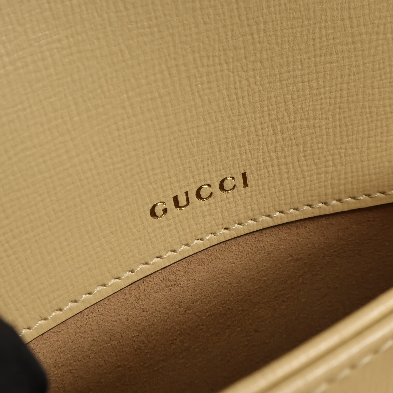 GUCCI 牛皮皮革Horsebit 1955 MM肩背袋