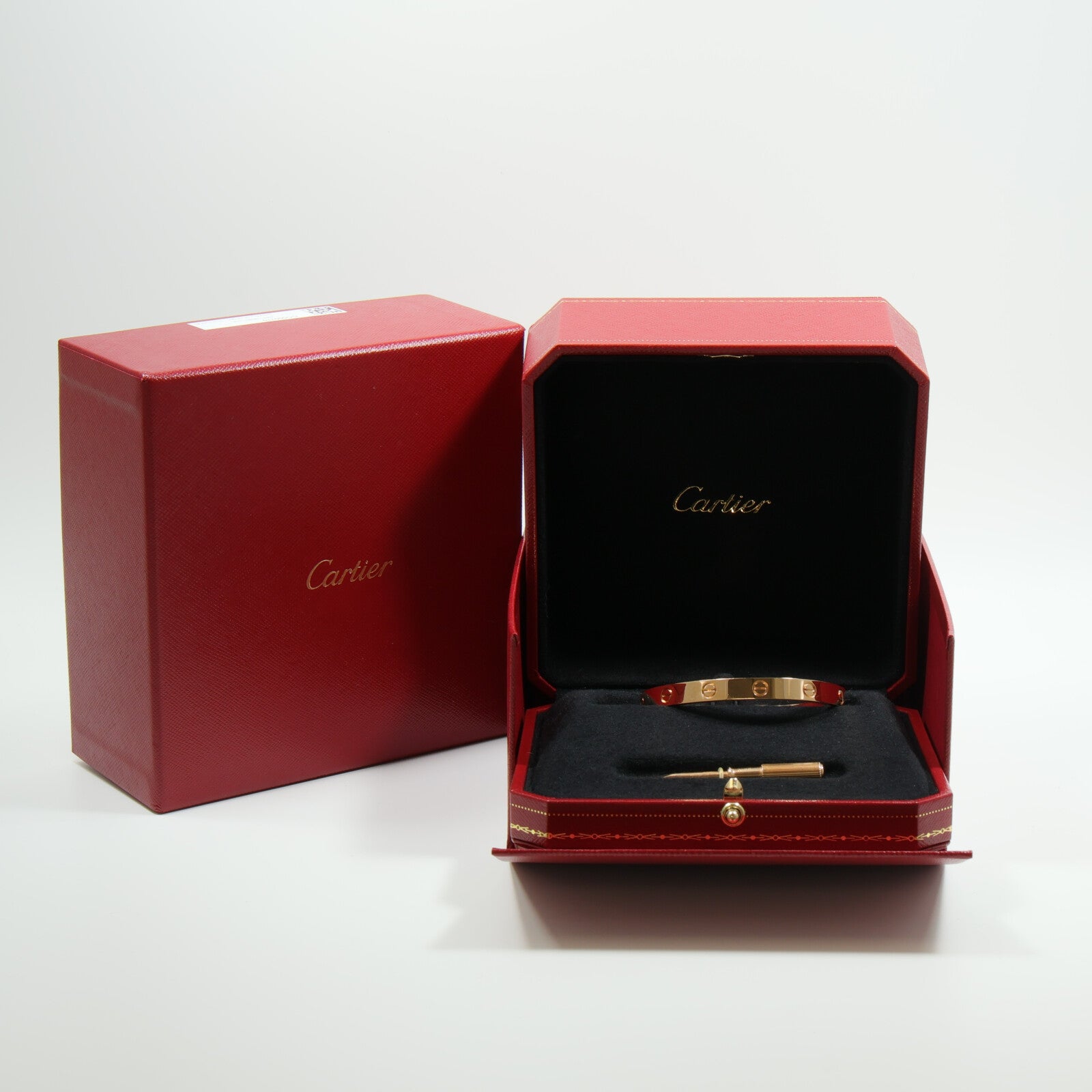 CARTIER 18K玫瑰金Love Bracelet手鐲