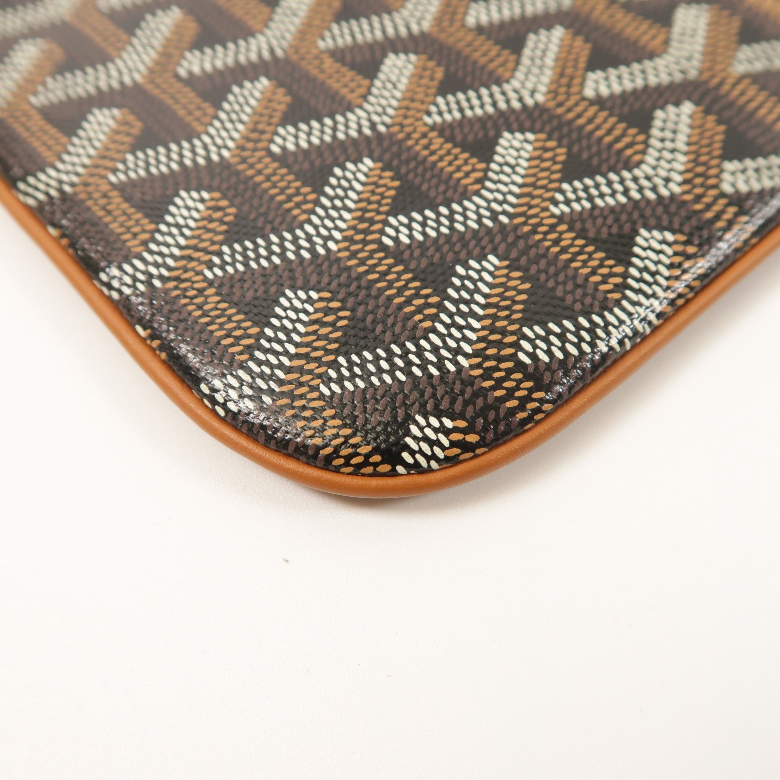 GOYARD 塗層帆布Senat MGM銀扣手拿包