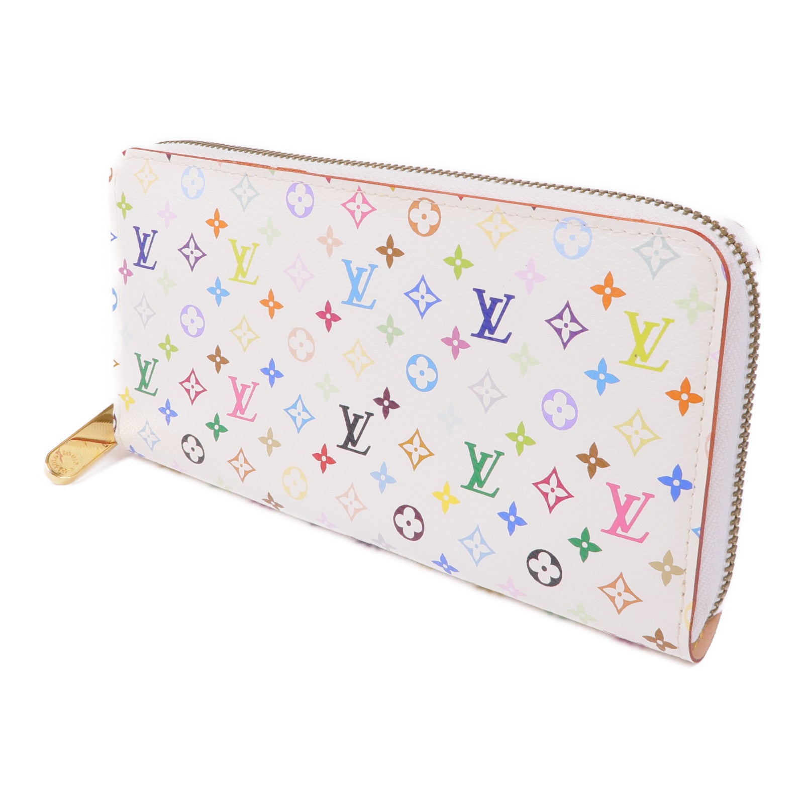LOUIS VUITTON Monogram Multicolore Zipper Wallet金扣長錢包