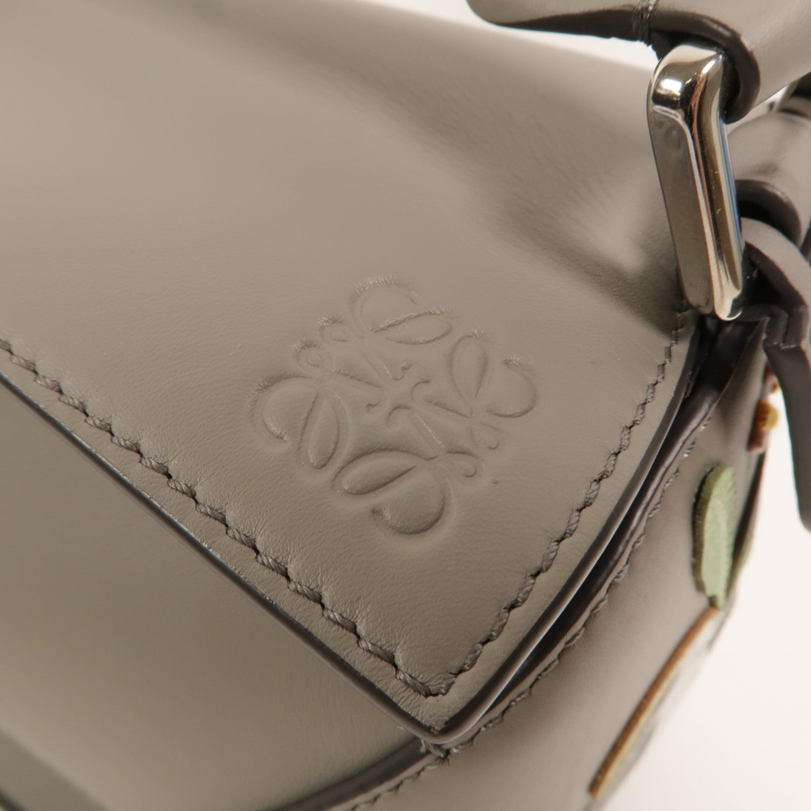 LOEWE 牛皮皮革Suna Fujita Puzzle Small Edge手挽肩背兩用袋
